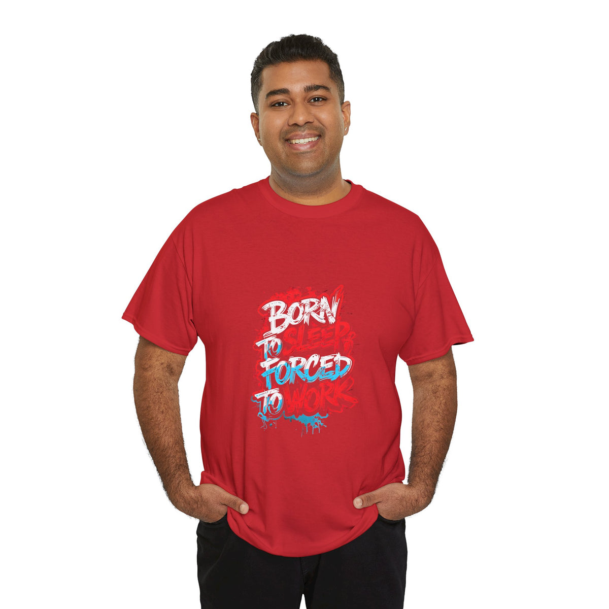 Born to Sleep, Forced to Work T‑Shirt — Funny Graphic Tee for Night Owls
