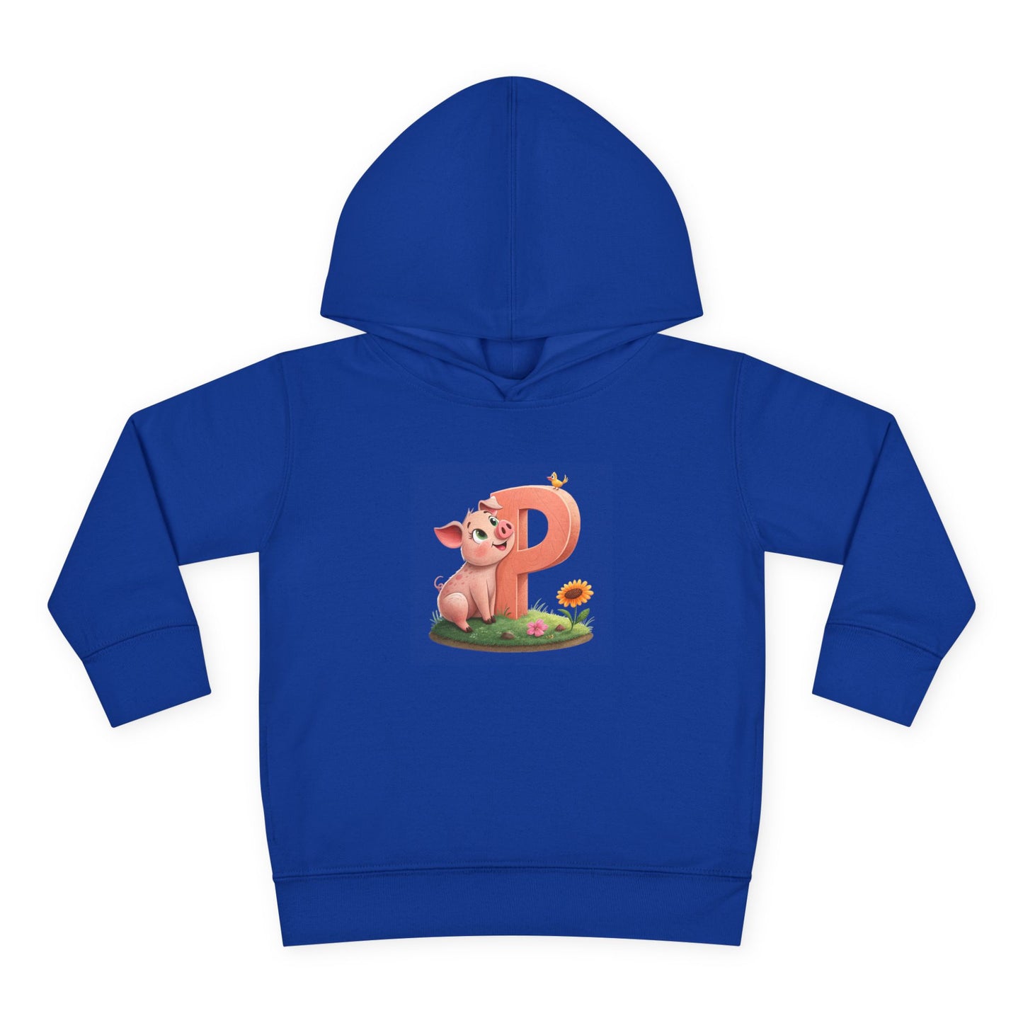 Toddler Piggy Personalized Fleece Hoodie, Cute Animal Hoodie, Kids Pullover, Toddler Clothes, Kids Gift, Birthday Present