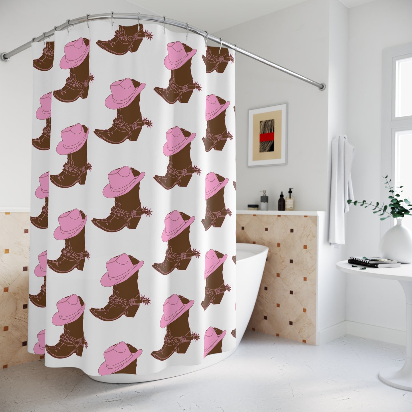 Shower Curtains cowboy boots