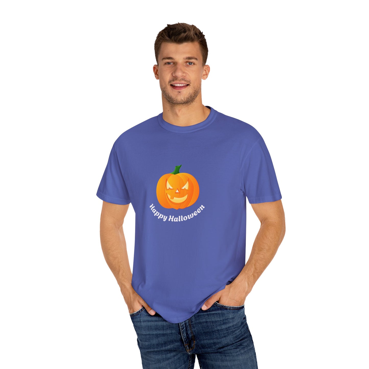Halloween Pumpkin T-Shirt, Unisex Fall Shirt, Spooky Tee, Autumn Casual Wear, Trick or Treat Costume