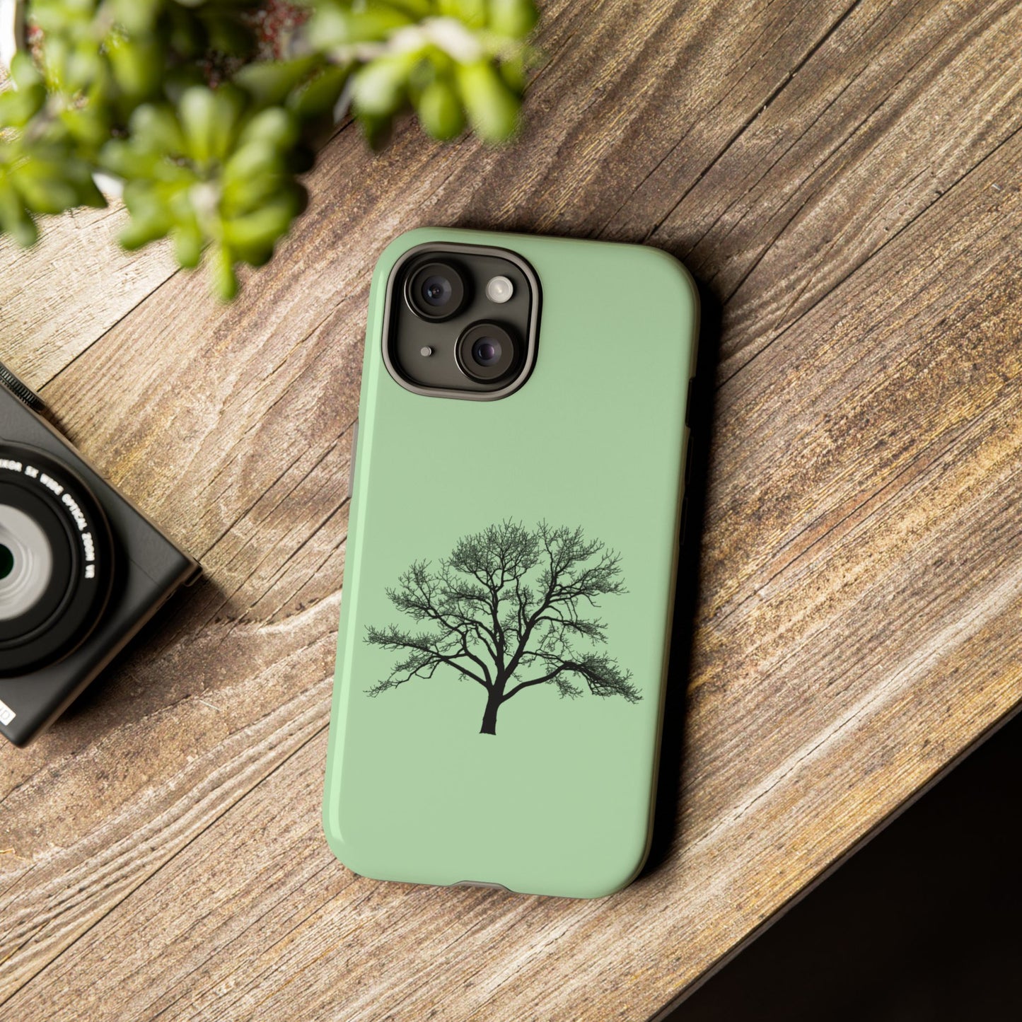 Minimalist Tree Phone Case, Nature-Inspired Phone Cover, Eco-Friendly Cell Phone Accessory, Perfect Gift for Nature Lovers
