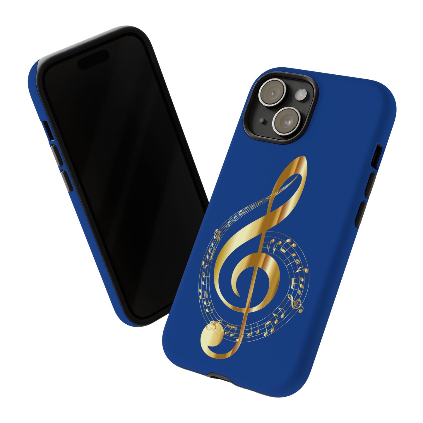 Tough Cases Blue and Gold Musical Note