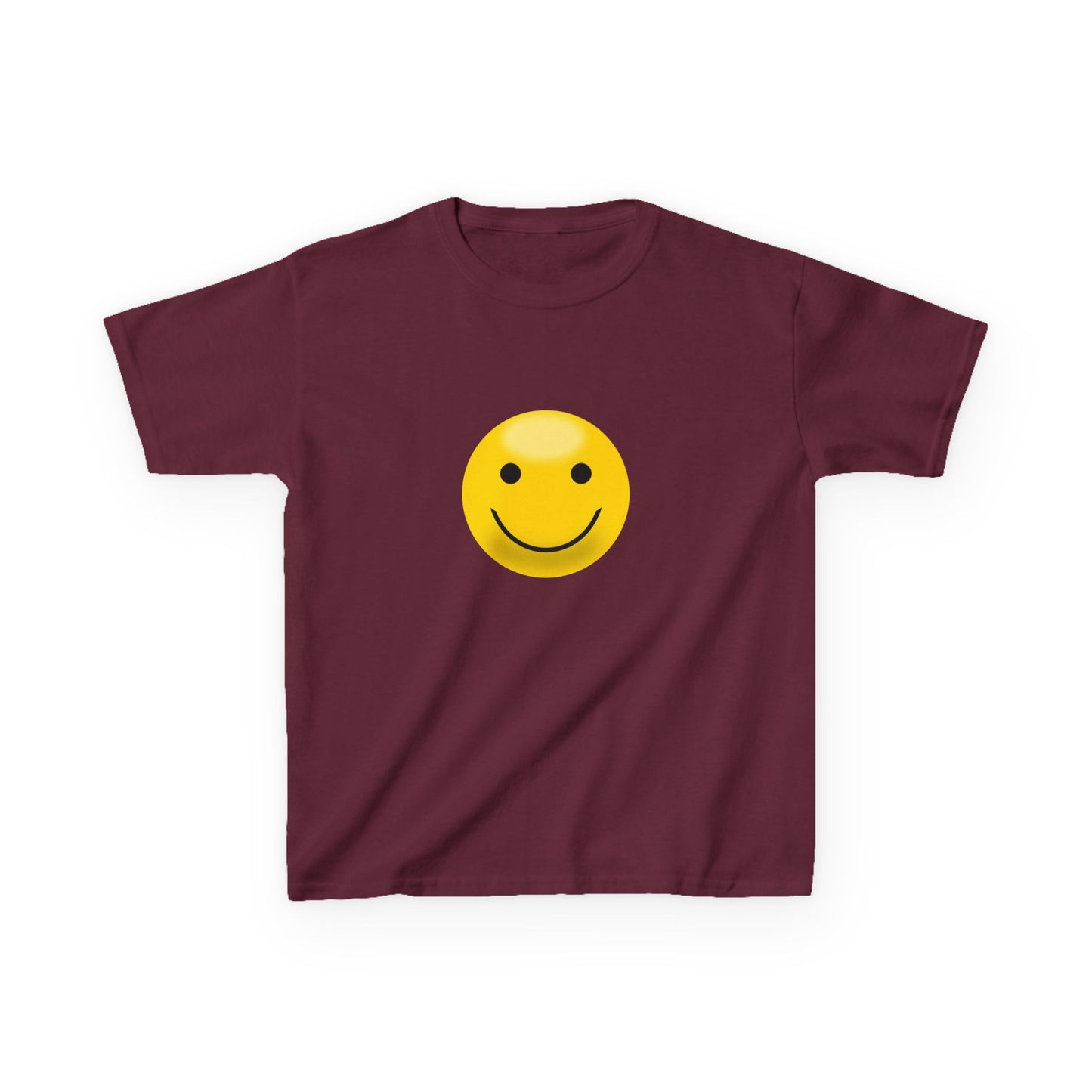 Smiley Face Kids Tee, Funny Kids Shirt, Cute Summer Tee, Gift for Kids, Playful Children