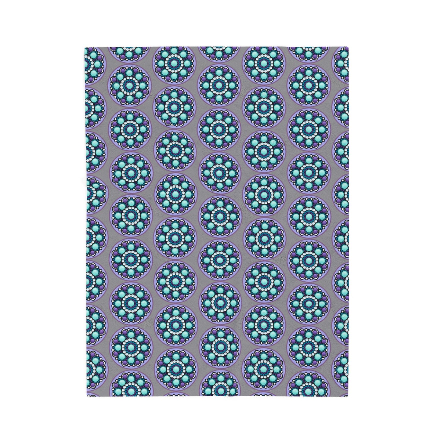 Bohemian Mandala Velveteen Plush Blanket, Cozy Throw, Decorative Bedding, Comfortable Gift, Home Decor, Yoga Retreat