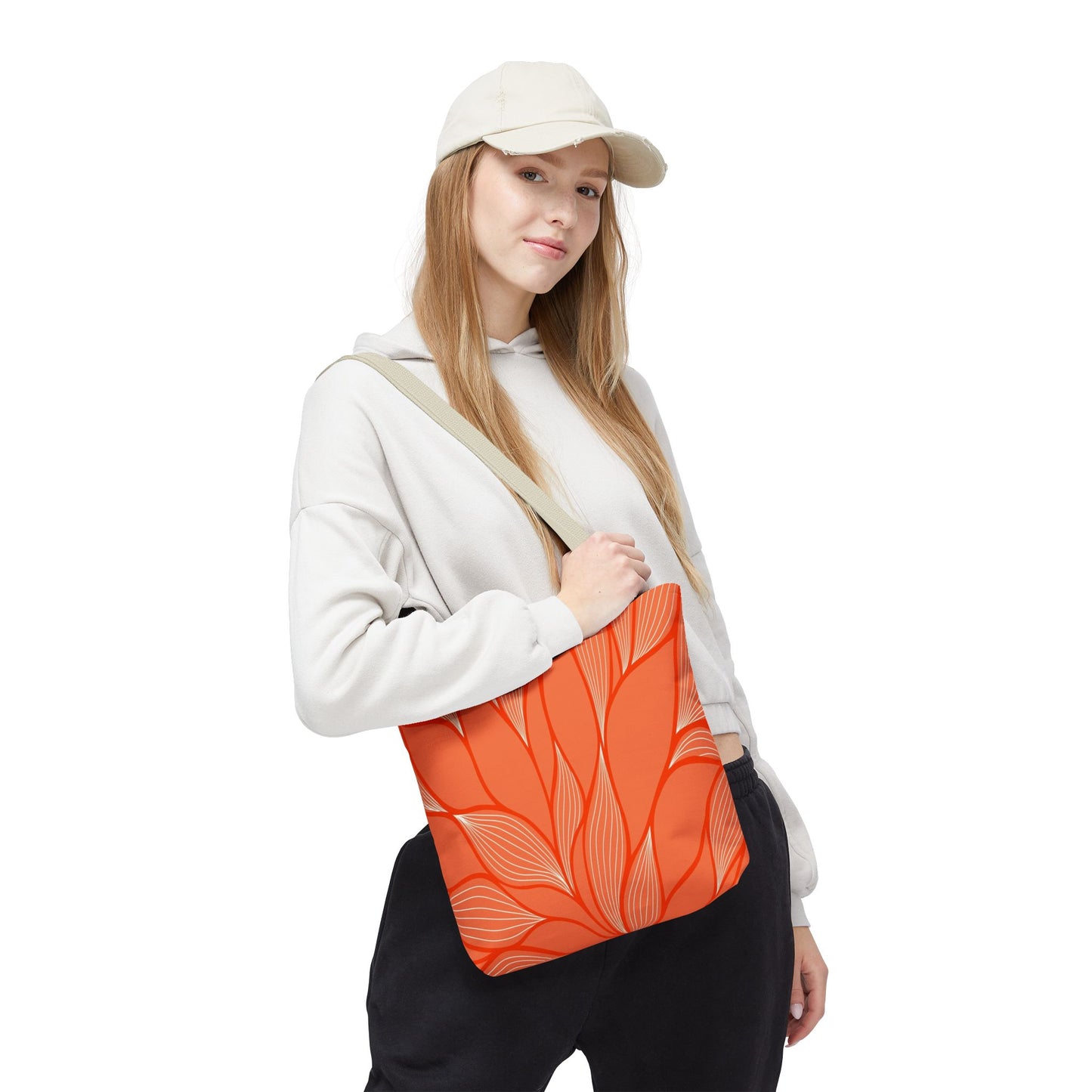 Vibrant Leafy Tote Bag, Stylish Grocery Bag, Eco-Friendly Shopping Tote, Floral Summer Tote, Gift for Plant Lovers