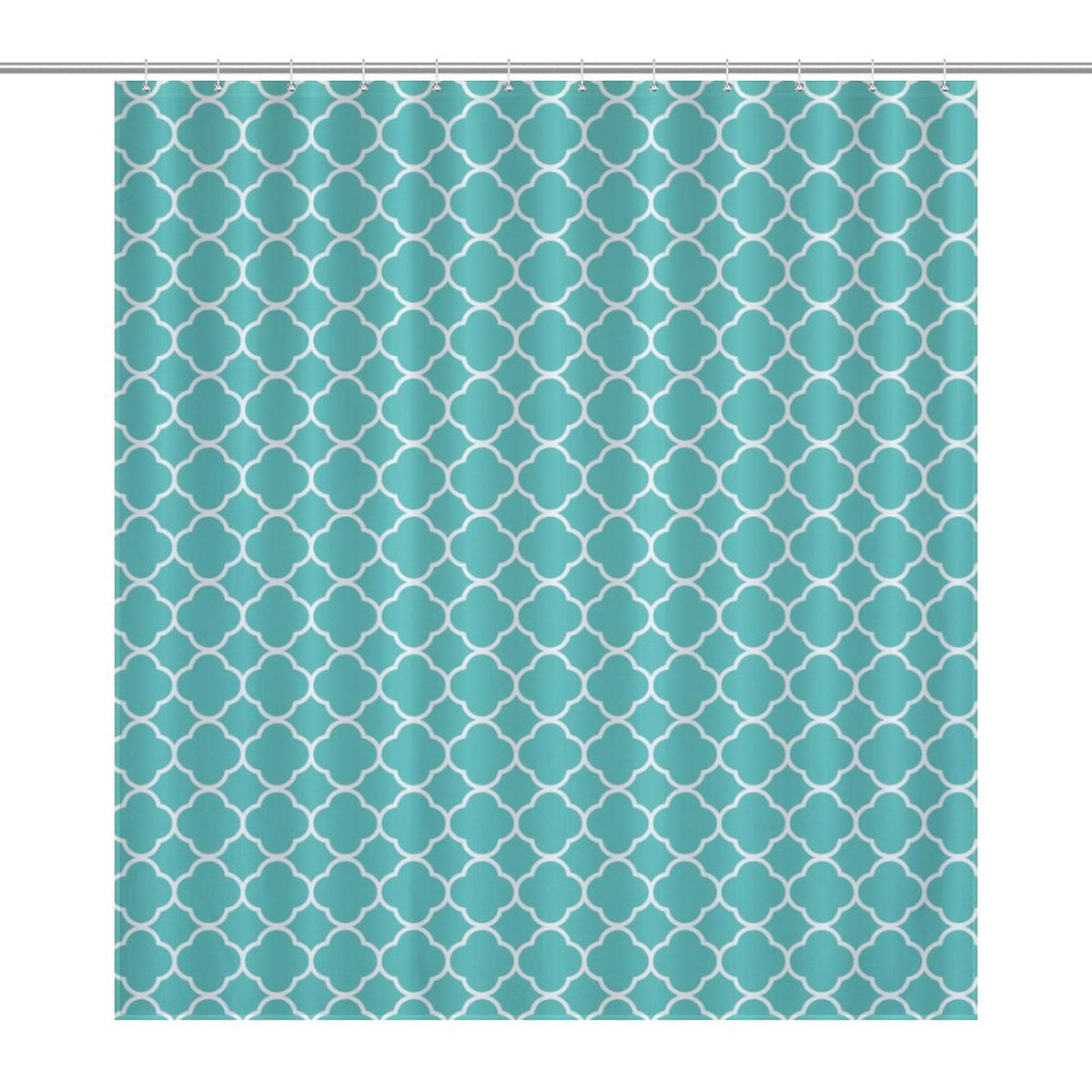 Flower Shower Curtain - Teal