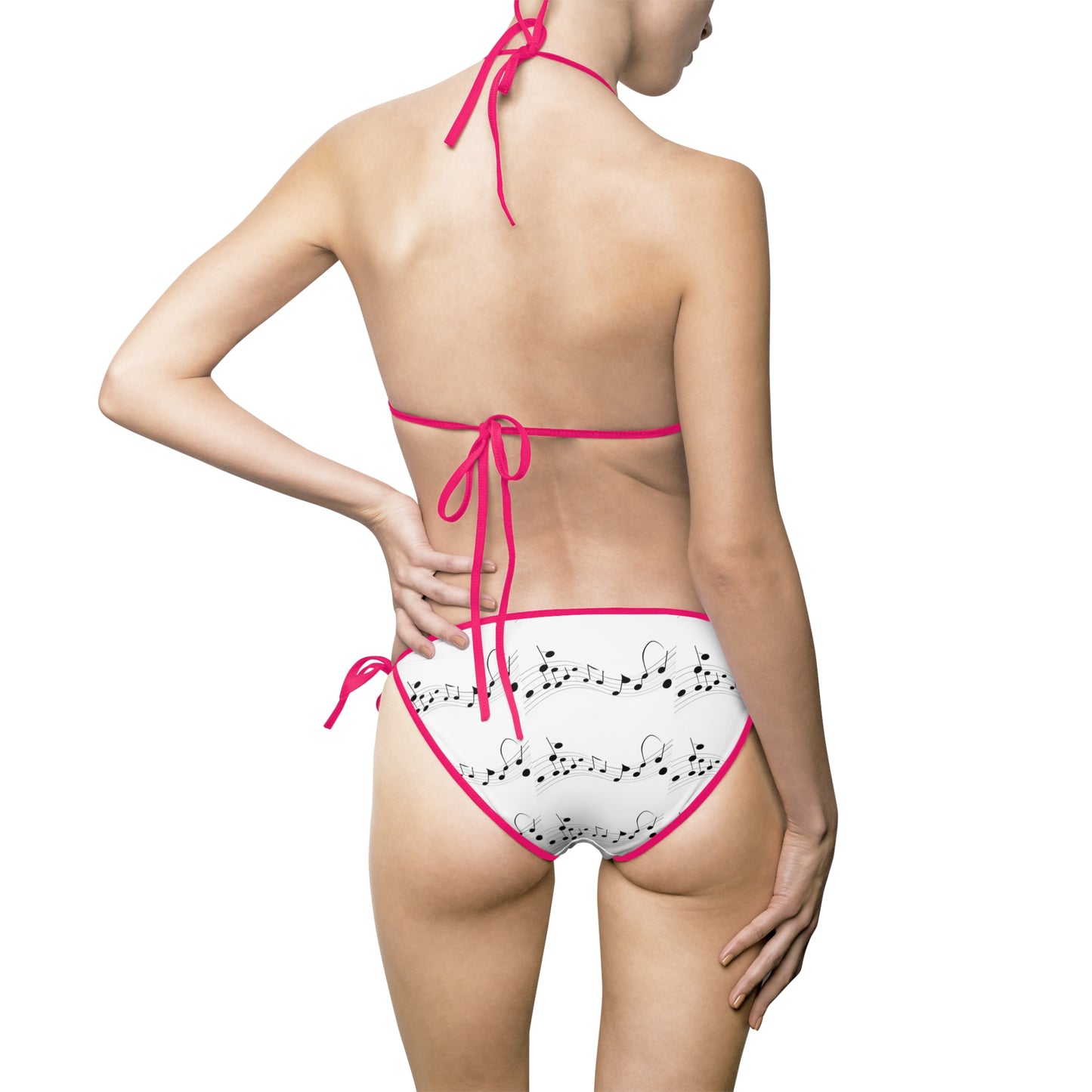 Musical Notes Bikini, Perfect Beachwear, Swimwear for Music Lovers