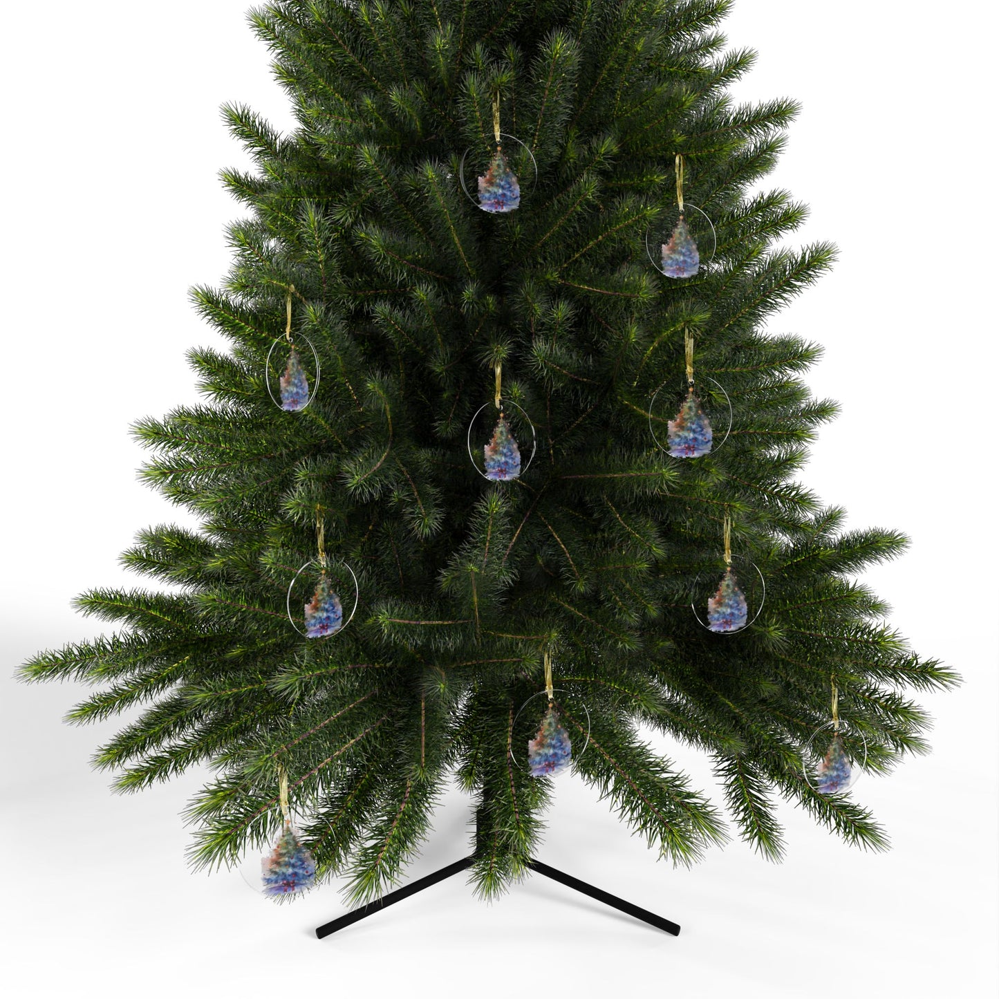 Festive Acrylic Ornaments, Personalized Christmas Decorations, Winter Holiday Hangings, Unique Gifts for Tree, Modern Home Decor