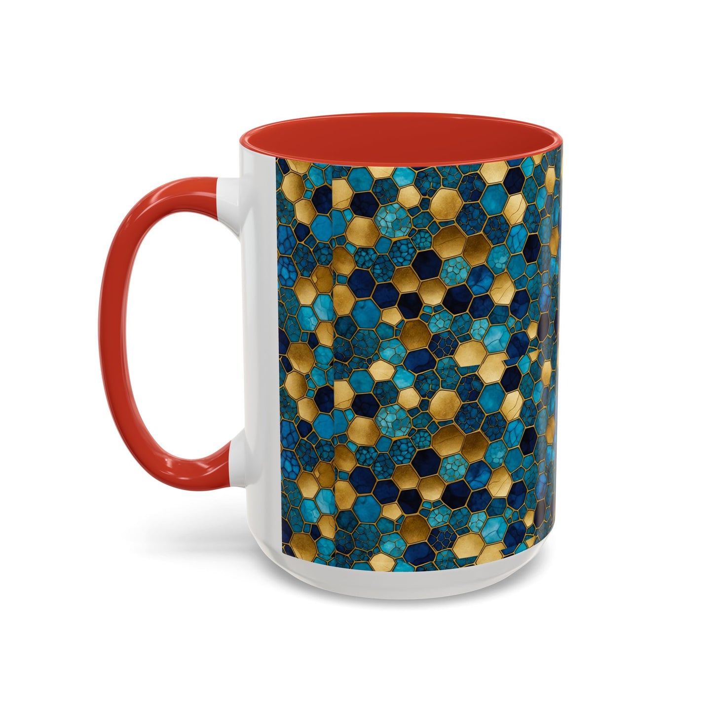 Textured Geometric Accent Coffee Mug, Unique Coffee Cup, Home Decor, Gift for Coffee Lovers, Modern Kitchenware
