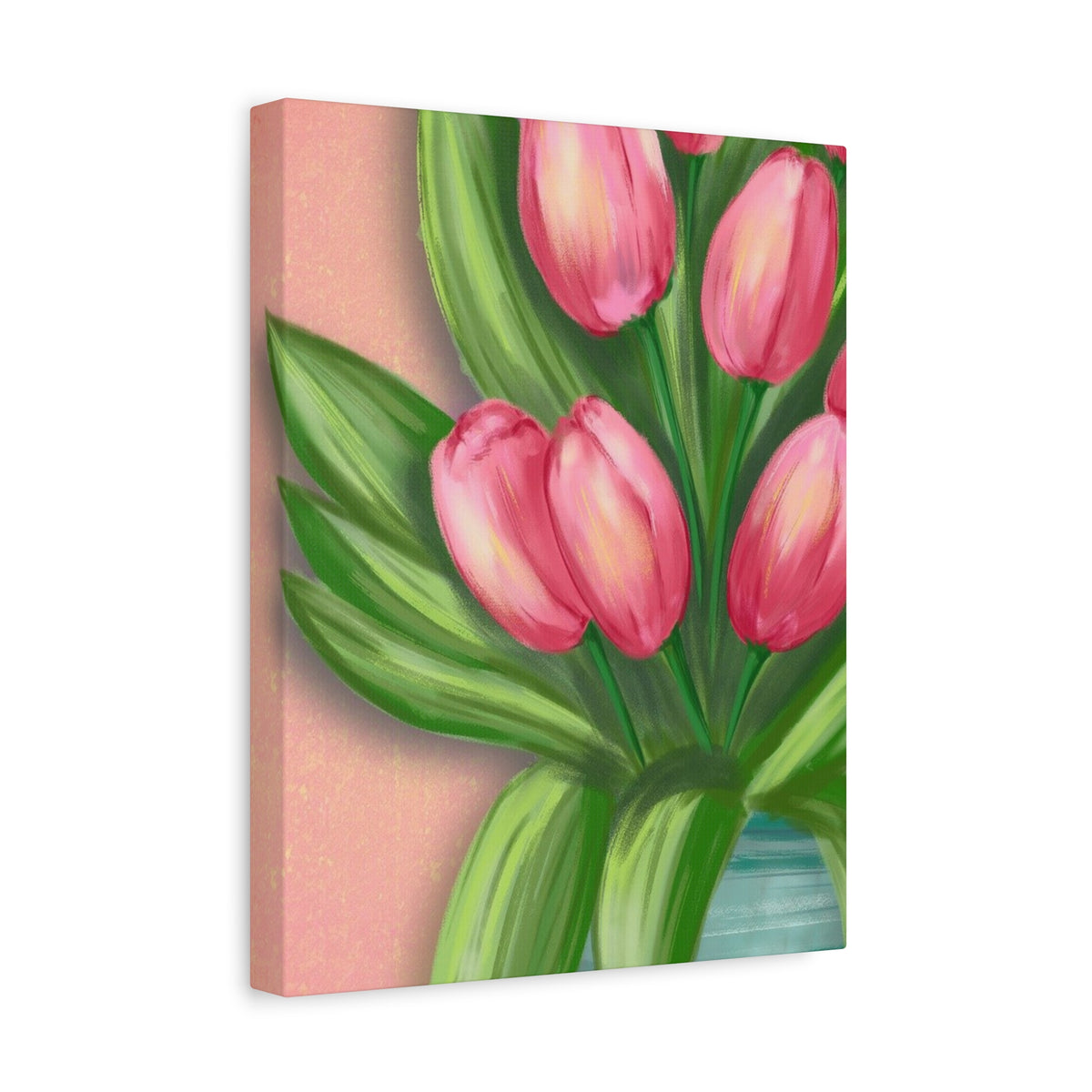 Matte Canvas, Stretched, 1.25" Tulips
