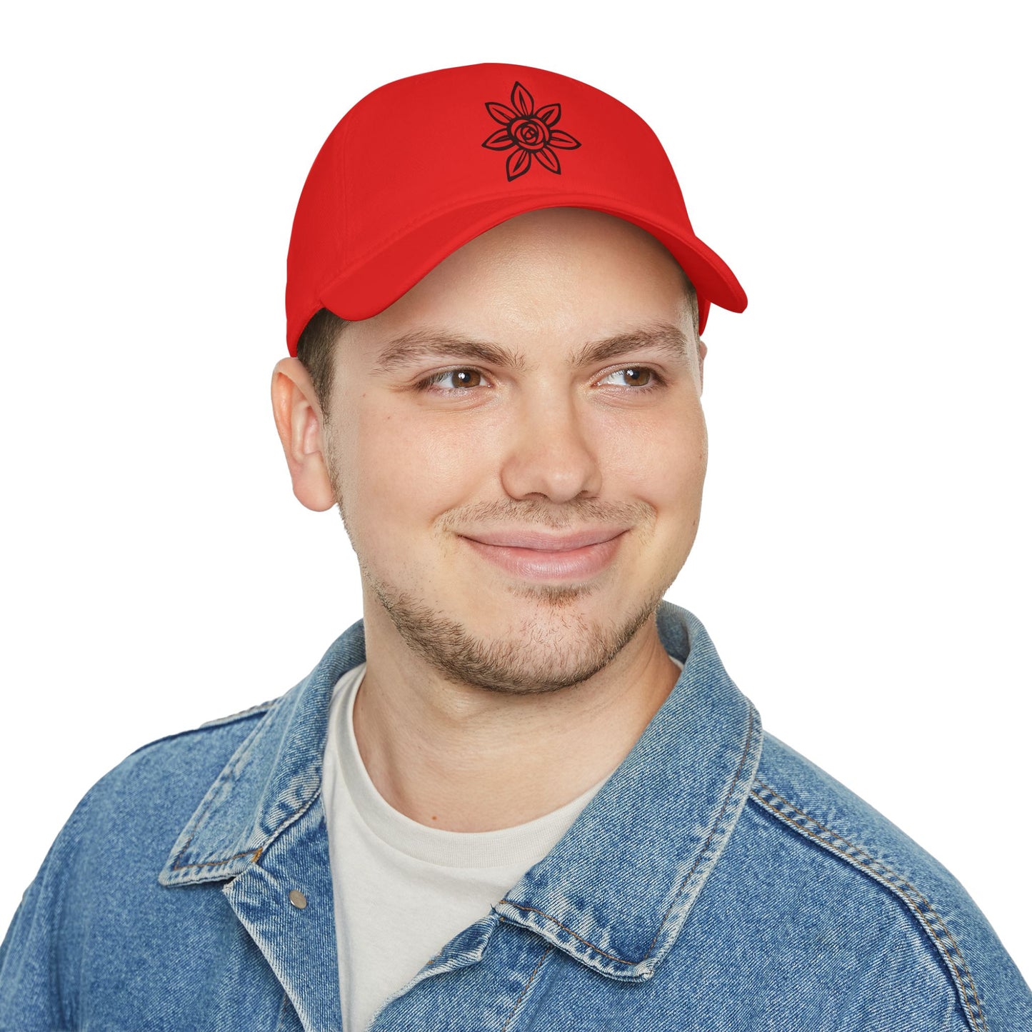 Stylish Floral Low Profile Baseball Cap, Casual Hat, Summer Accessory, Gift for Her, Trendy Headwear, Everyday Wear