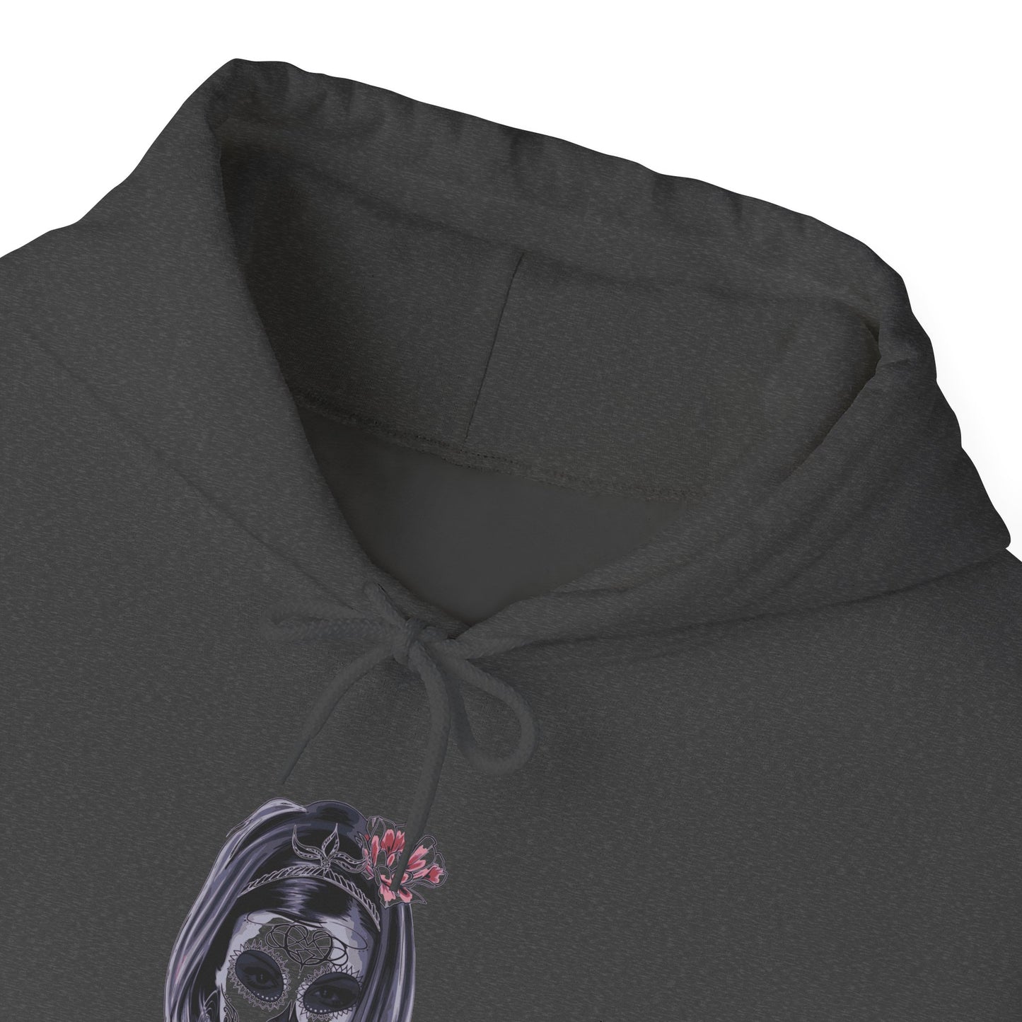 Day of the Dead Hoodie | Unisex Heavy Blend Sweatshirt, Skull Art, Mexican Holiday Apparel, Halloween Costume, Festival Gear