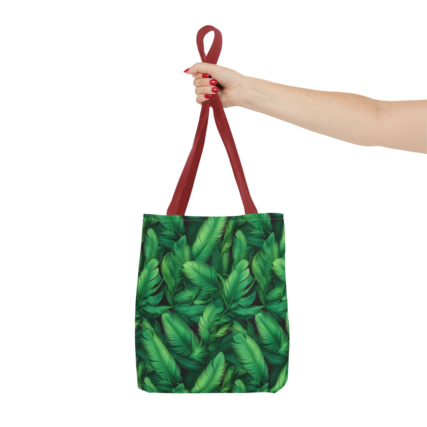 Tropical Leaf Tote Bag, Eco-Friendly Shopping Bag, Beach Day Essential, Vacation Accessory, Summer Gift Idea