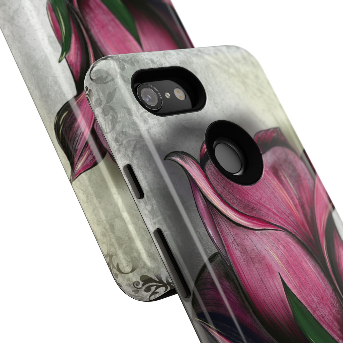 Rose Phone Case – Tough Cases, Floral Phone Cover, Gift for Her, Minimalist Design, Nature Lover's Accessory, Birthday Gift Idea