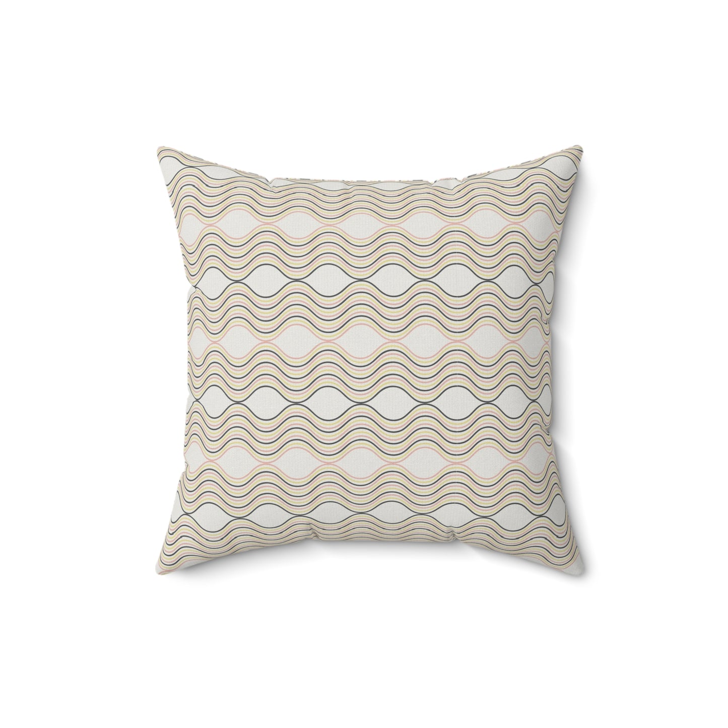 Modern Wave Pattern Throw Pillow | Cozy Home Decor Accent | Bohemian Style, Sofa Cushion, Gift for Her, Homewarming Gift