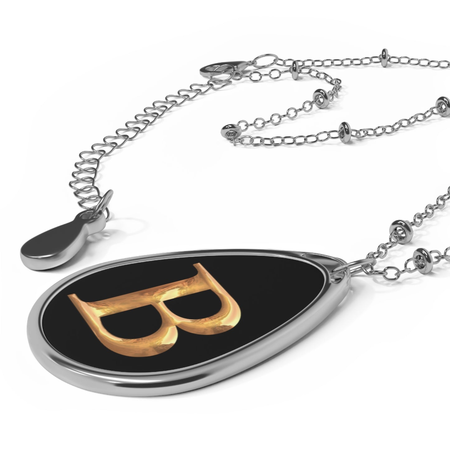 Personalized Oval Necklace, Custom Name Jewelry, Elegant Gift for Her, Initial Pendant, Birthday or Anniversary Keepsake