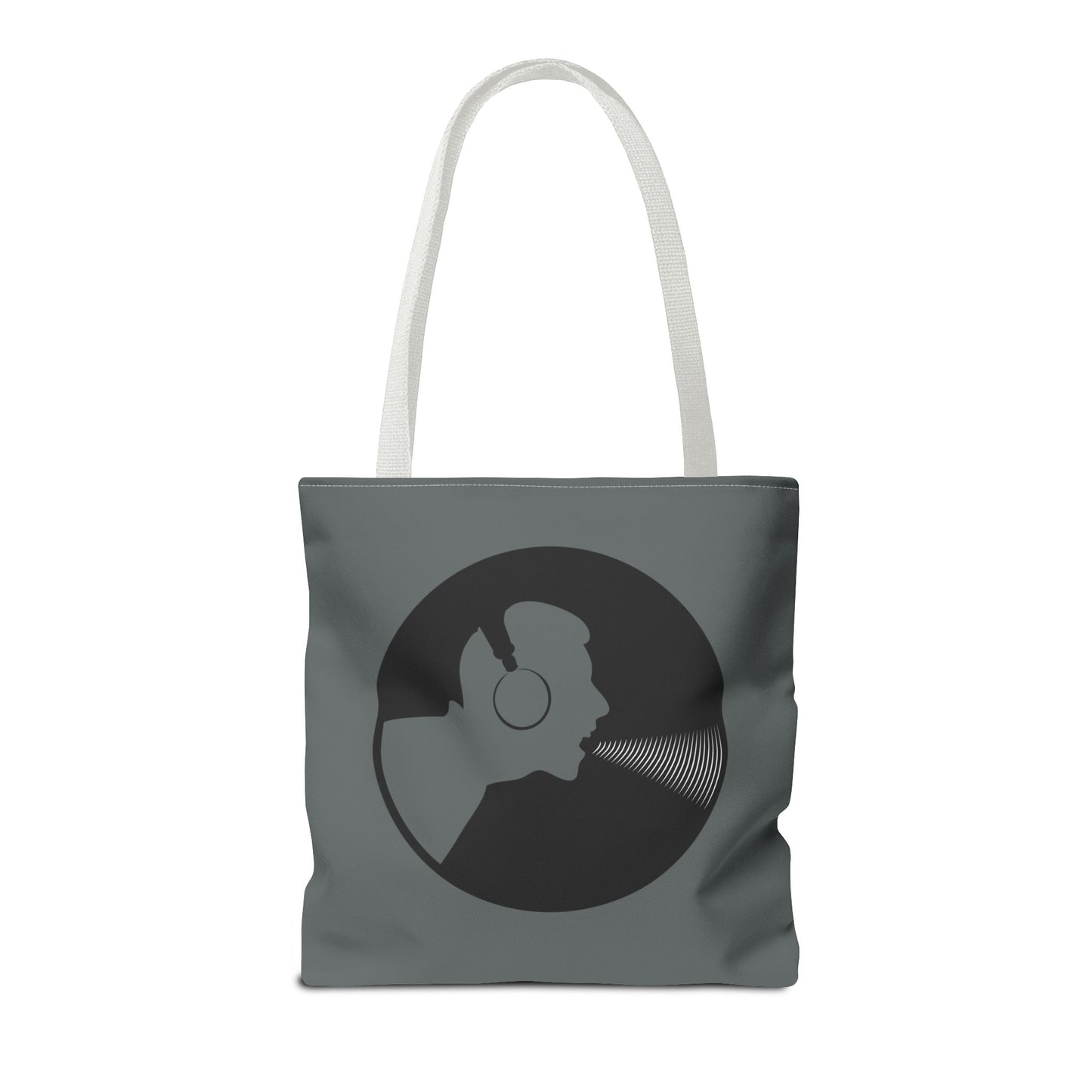 Music Lover's Tote Bag, Stylish Bag for Vinyl Enthusiasts, Gift for Music Lovers, Unique Shopping Tote, Record Player Accessory