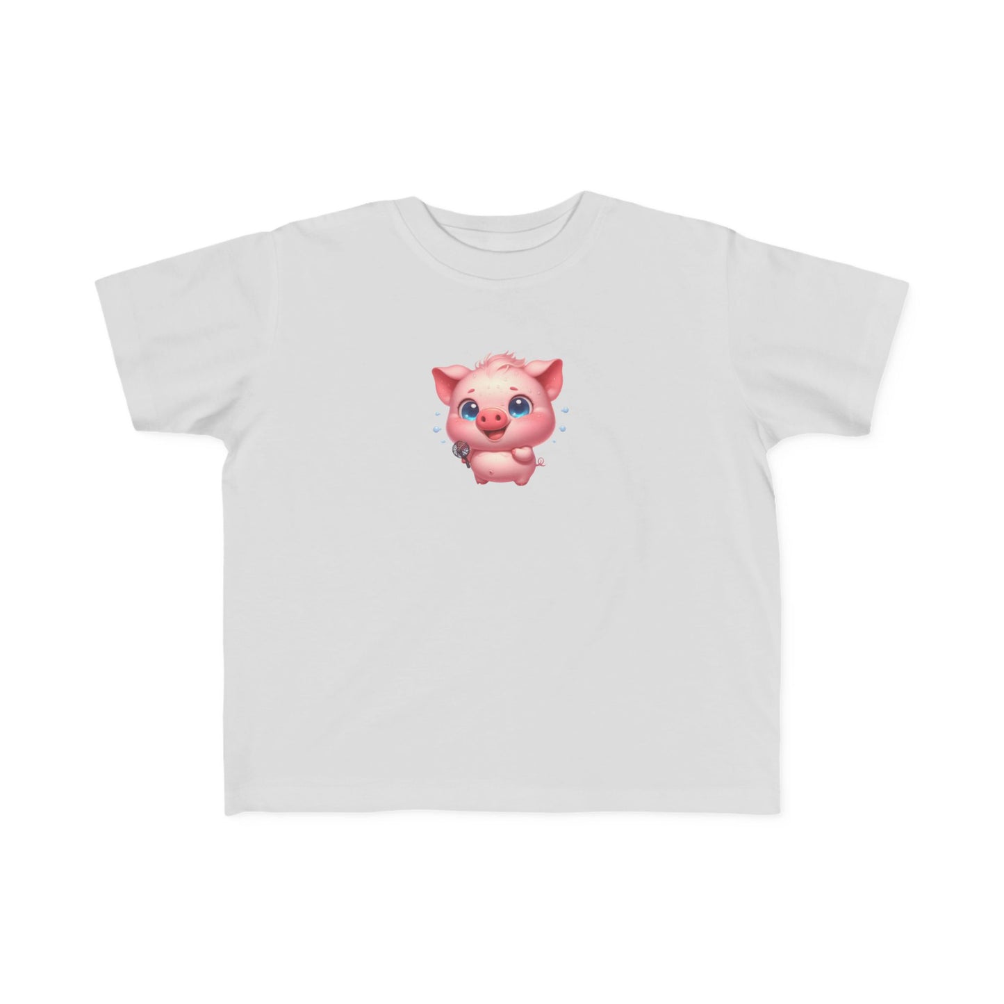 Cute Pig Toddler Tee, Adorable Animal Shirt for Kids, Perfect Baby Gift, Birthday Outfit, Playful Graphic Tee, Toddler Clothing