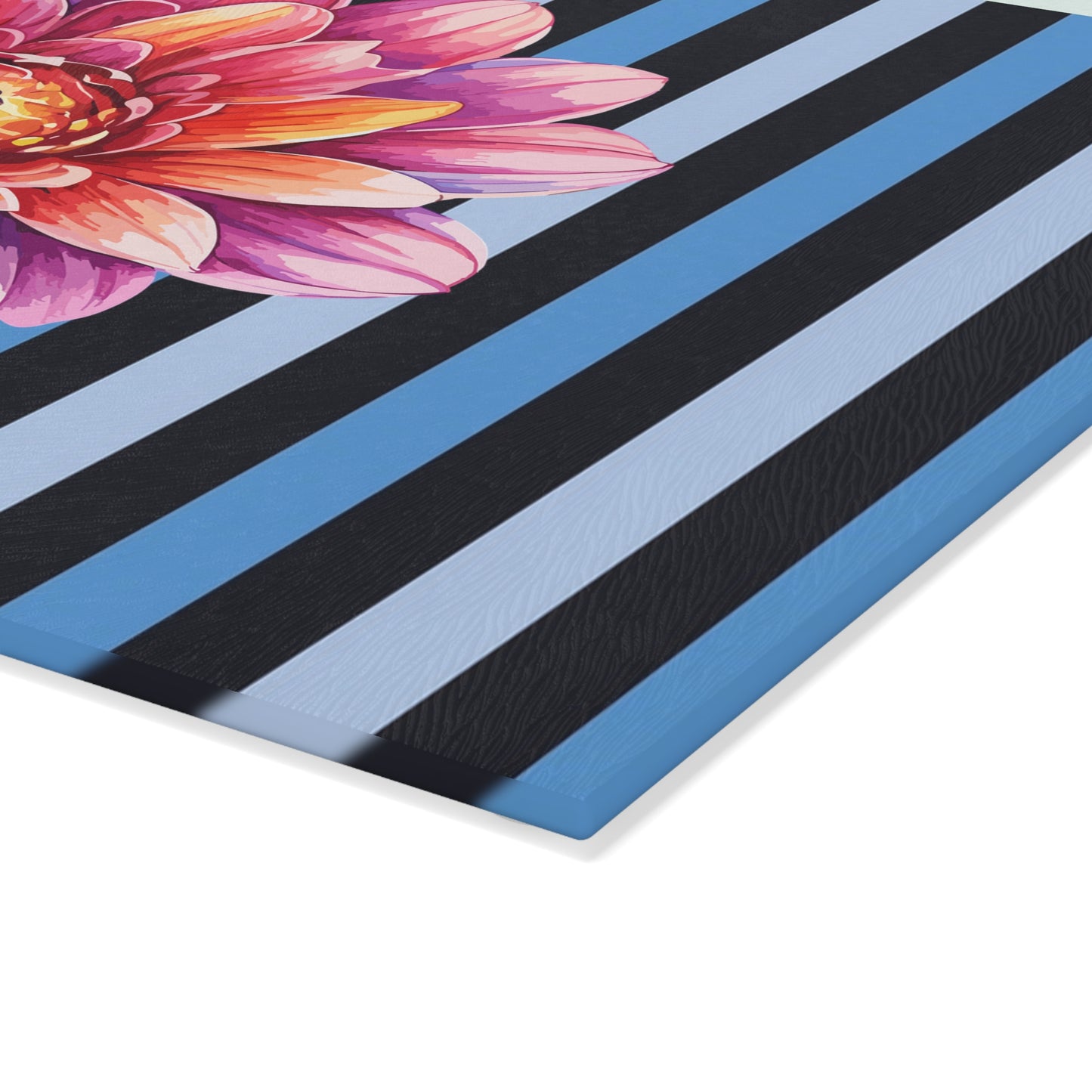 Vibrant Floral Glass Cutting Board, Kitchen Decor, Cooking Gift, Home & Garden, Unique Housewarming Gift