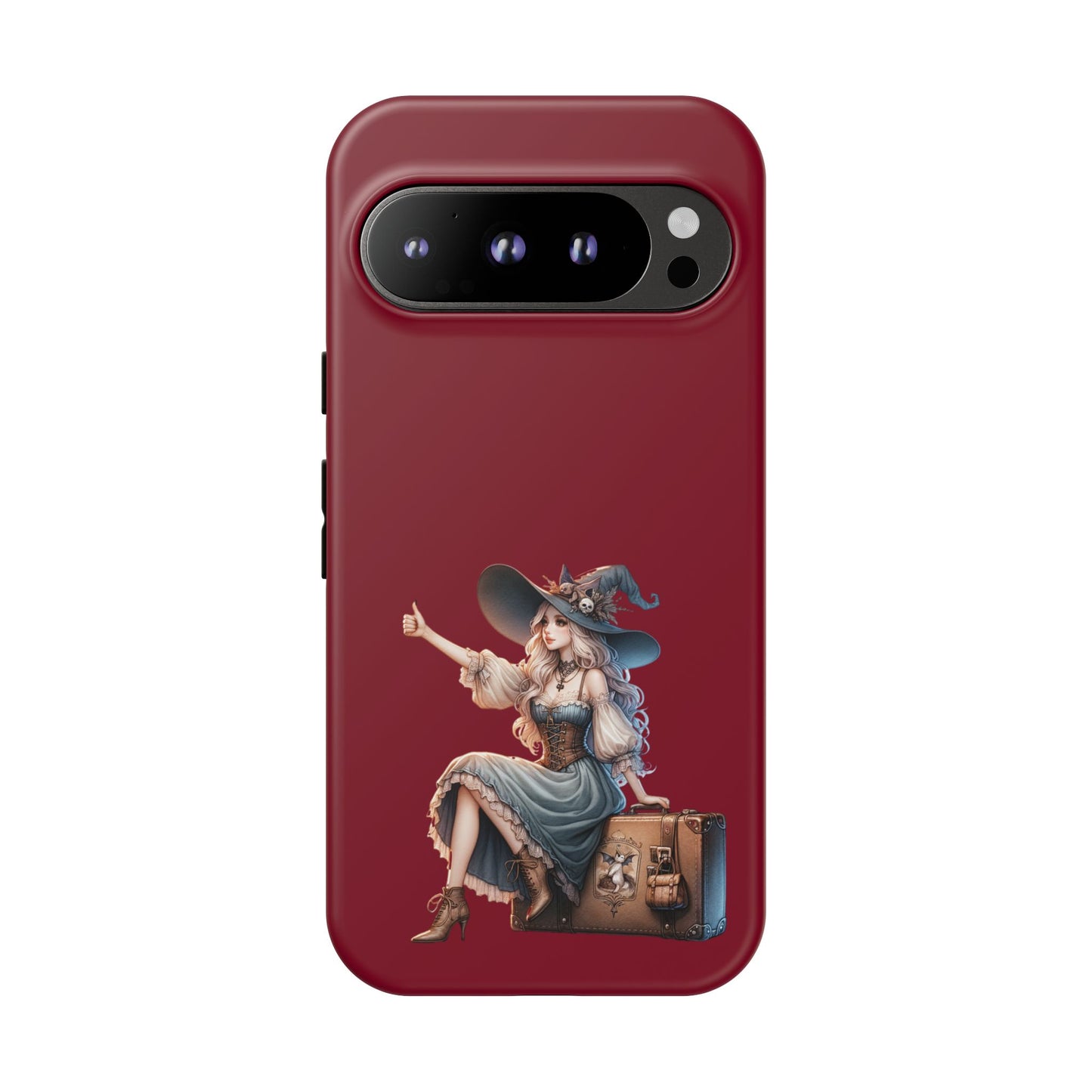 Witchy Phone Case - Magical, Durable - Halloween Gift, Cosplay Accessory, Cute Witch Design