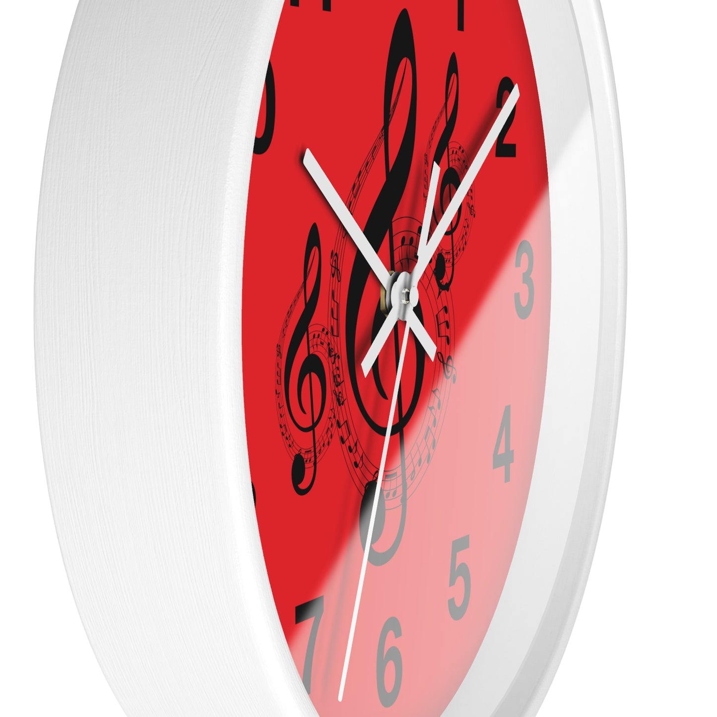 Musical Note Wall Clock - Perfect for Music Lovers, Gift for Musicians