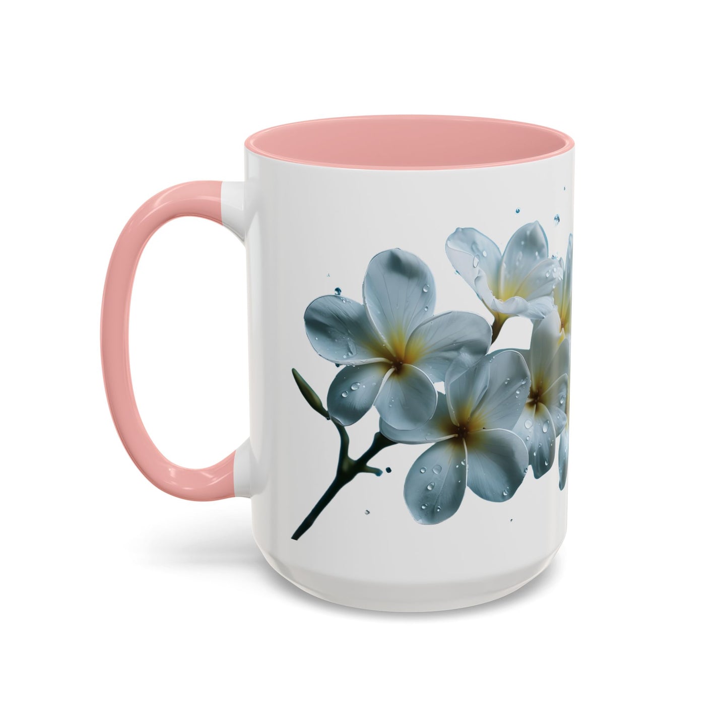 Floral Accent Coffee Mug