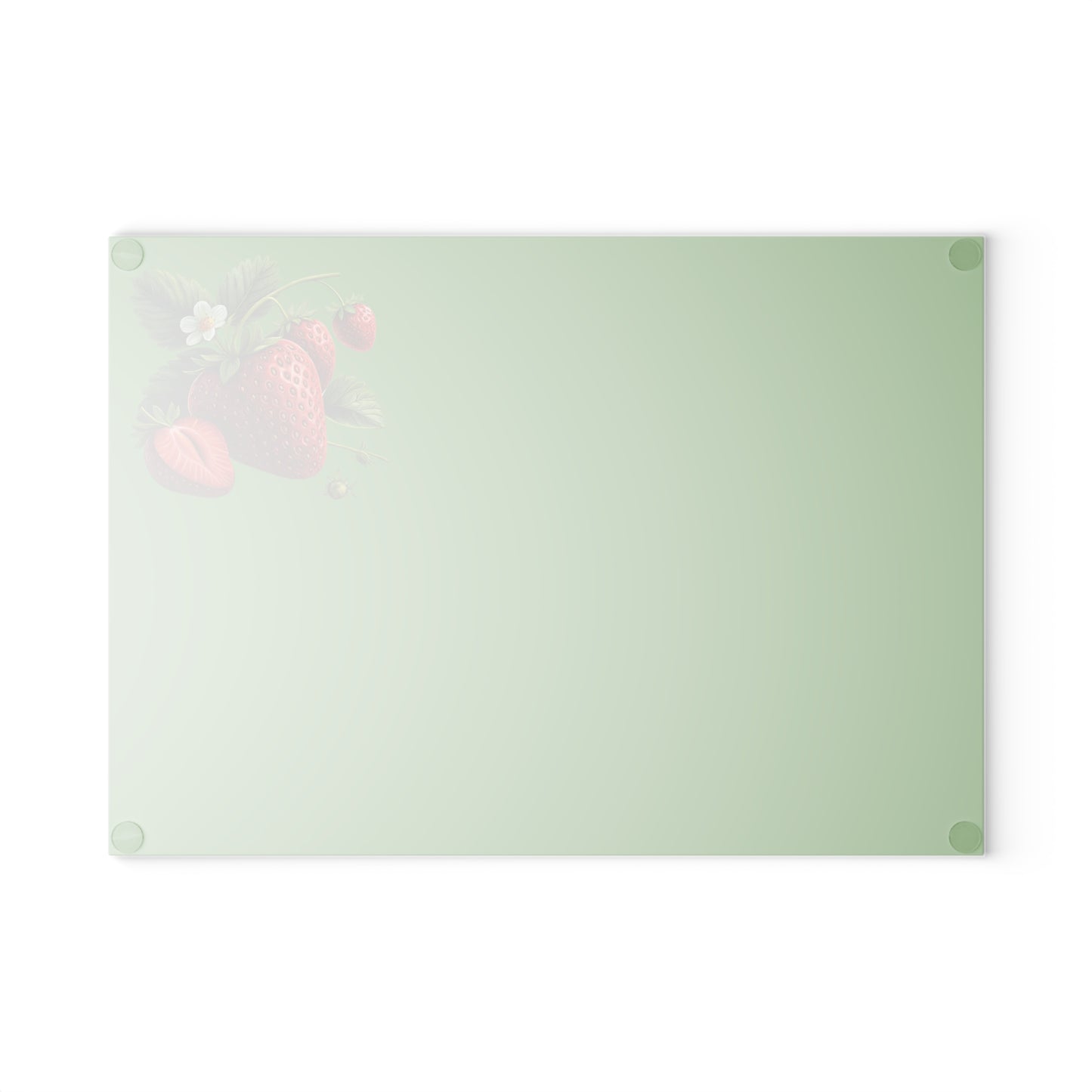 Strawberry Glass Cutting Board, Kitchen Decor, Gifts for Chefs, Summer Cooking