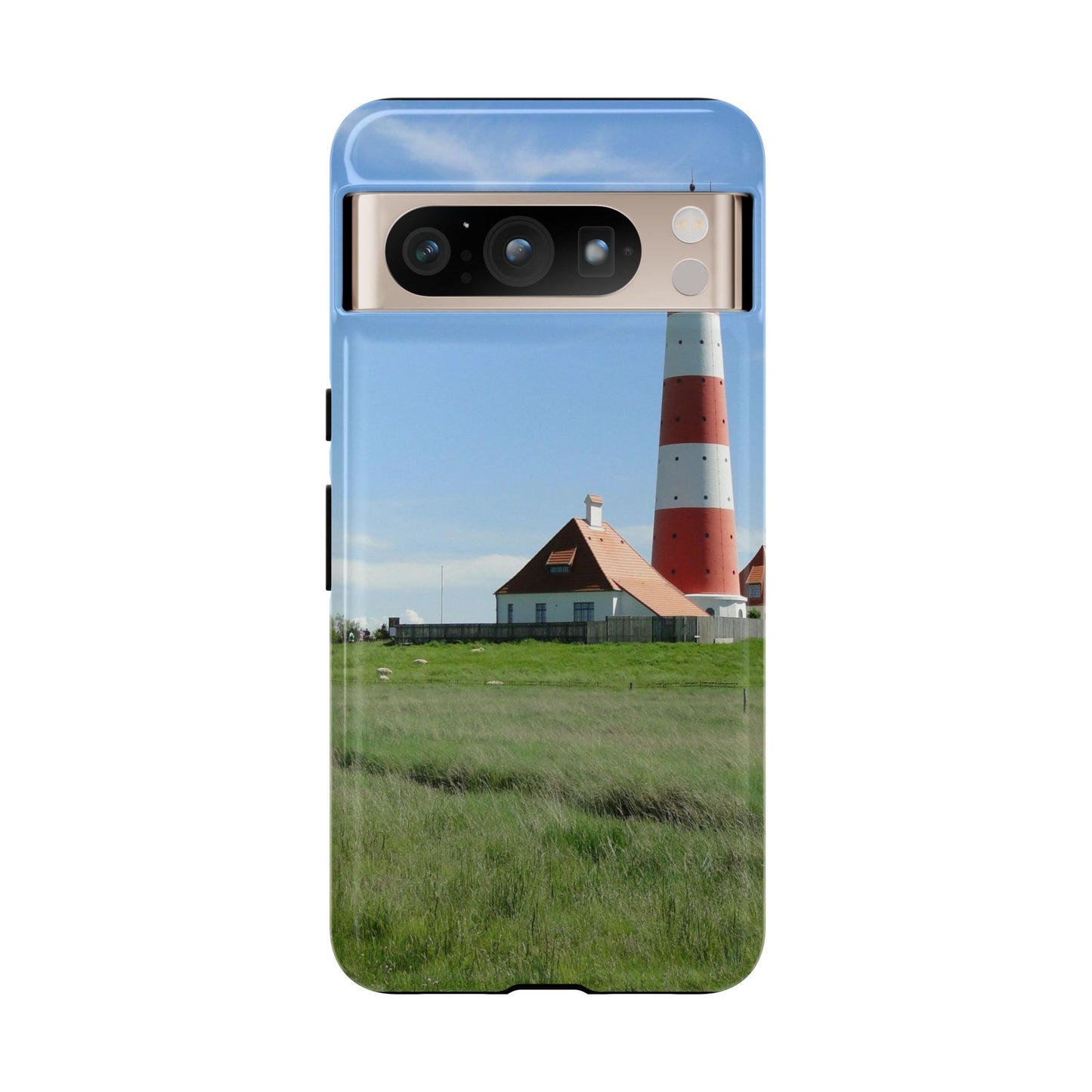 Lighthouse Phone Case - Coastal Vibes, Nautical Gift, Ocean Lover Accessory, Beach Aesthetic, Customizable Design