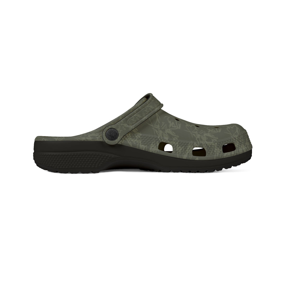 Olive Camouflage EVA Foam Clogs – Lightweight Garden & Casual Slip-On Shoes