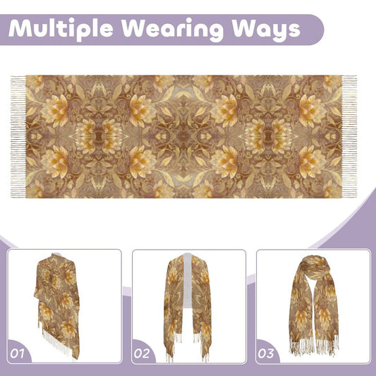 Cashmere-like Tassel Scarf