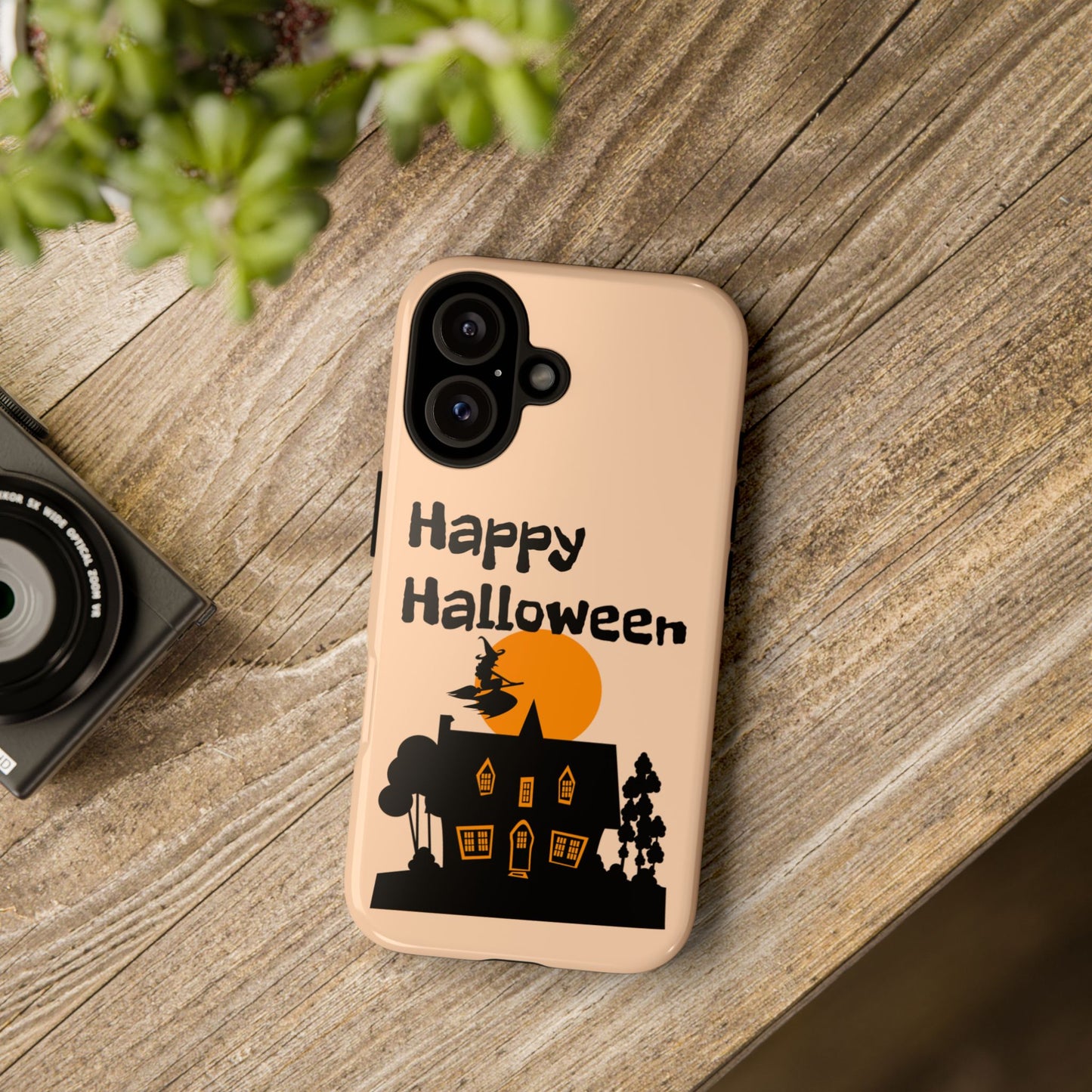 Halloween Phone Case, Spooky Mobile Cover, Tough Case for Phone, Witch Design, Fall Decor, Unique Gift for Halloween