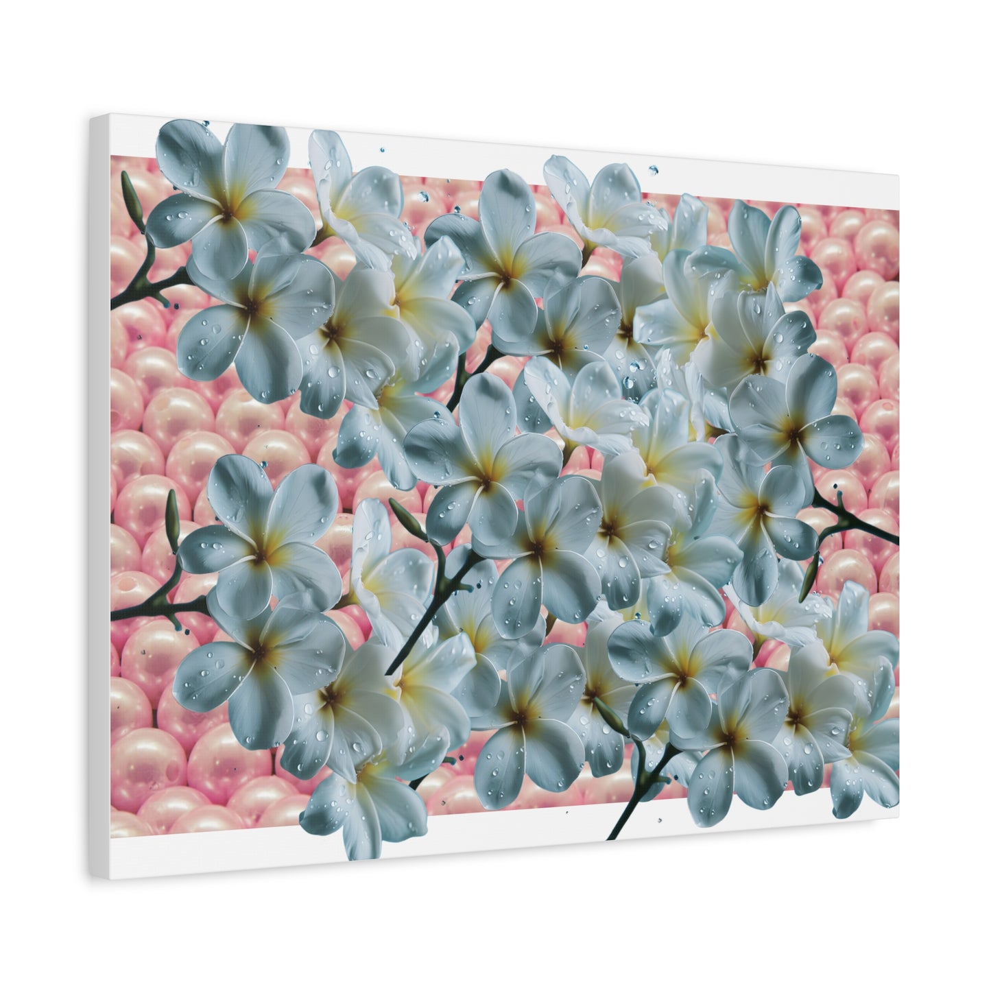 Floral Canvas Art Print - Elegant Home Decor, Botanical Wall Art, Gift for Her, Mother's Day Decoration, Vibrant Flower Artwork