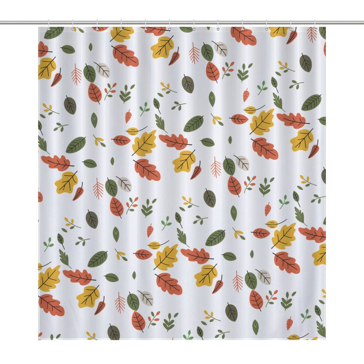 Fall leaves shower curtain