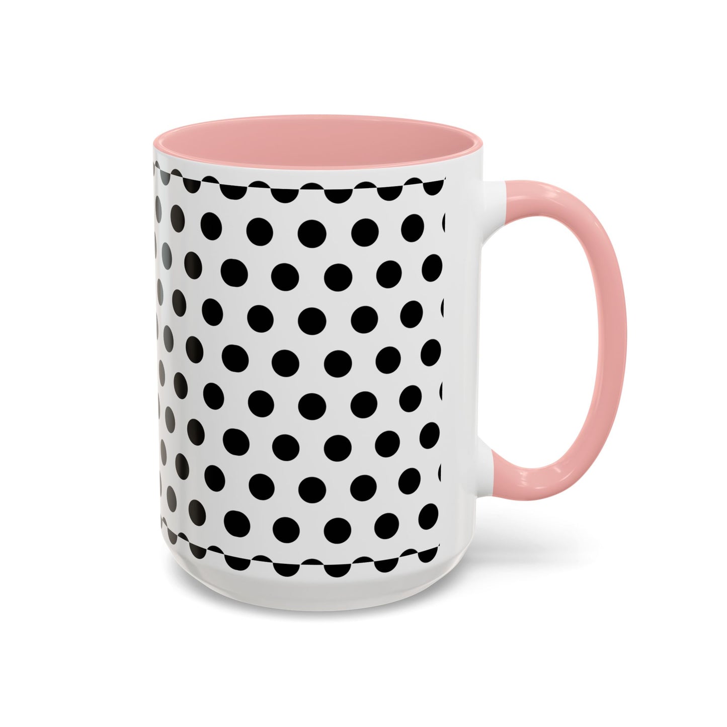 Elegant Polka Dot Mug - Stylish Coffee Cup for Home, Office, Gift for Birthdays, Anniversaries, Holidays, Unique Drinkware
