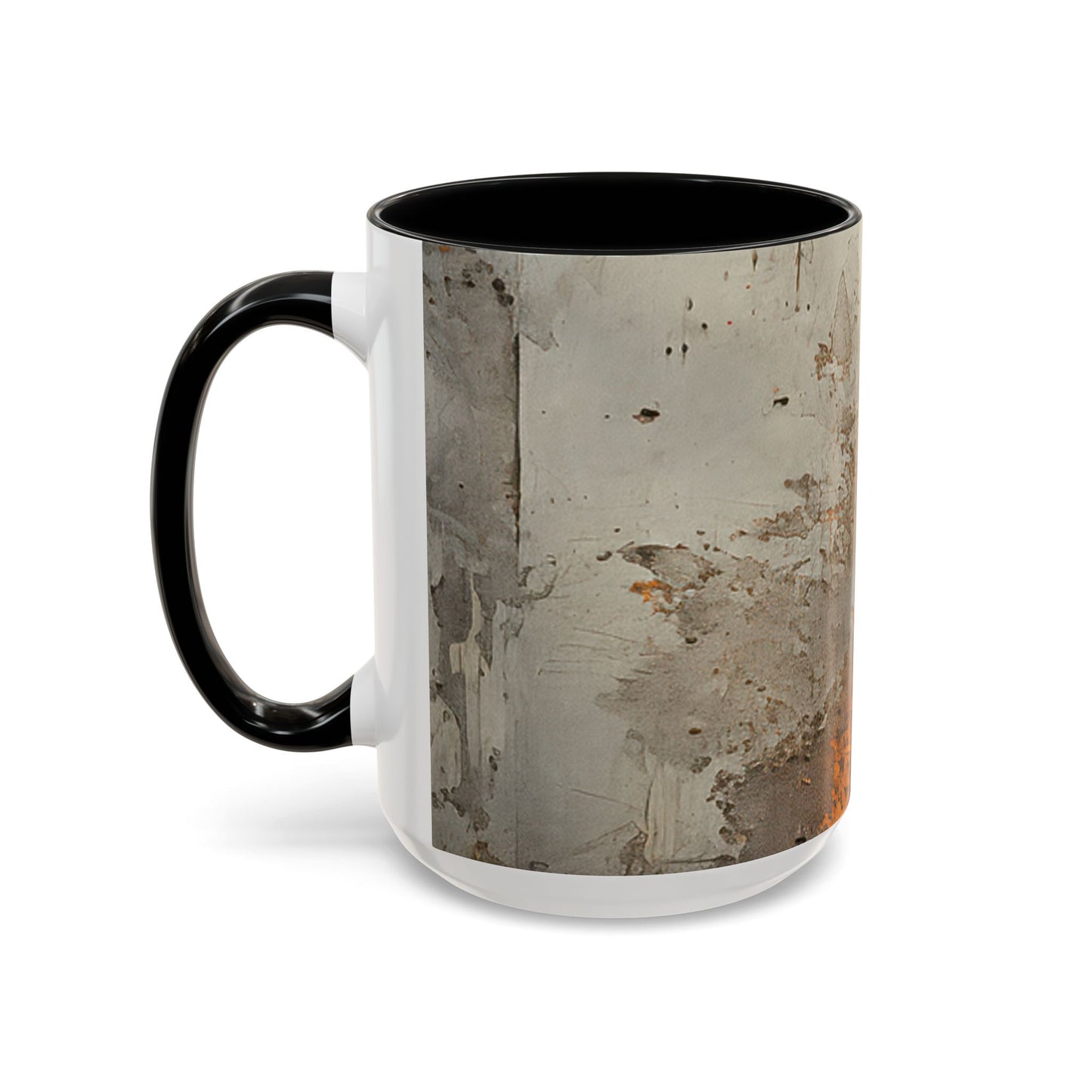Rustic Accent Coffee Mug, Unique Artistic Mug
