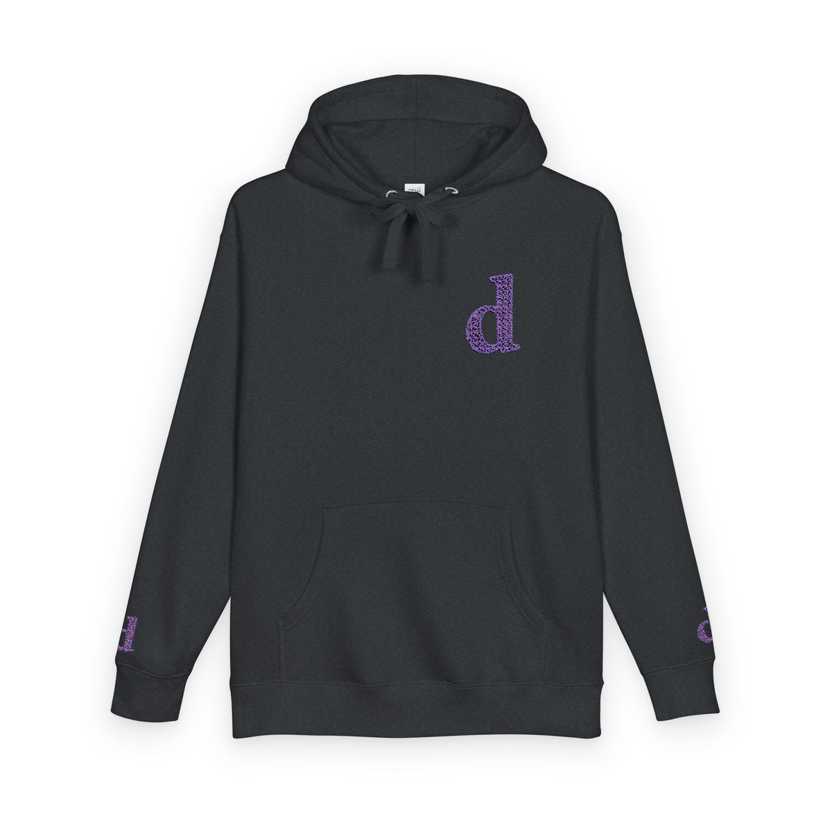 Floral Initial Unisex Fleece Hoodie | Cozy Casual Wear, Gifts for Her, Monogrammed Hooded Sweatshirt, Fall Fashion, Birthday Present