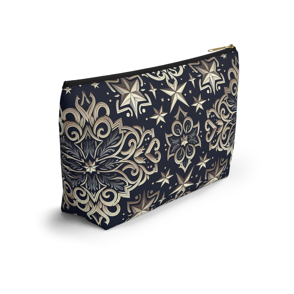 Elegant Starry Pattern Accessory Pouch | Makeup Bag, Travel Organizer, Gift for Her, Stylish Storage, Cosmetology Essentials