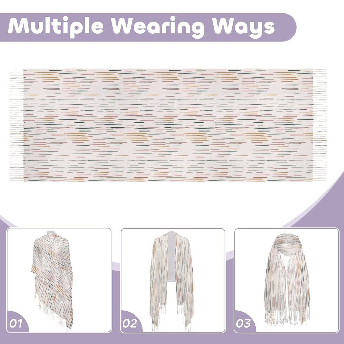 Cashmere-like Tassel Scarf