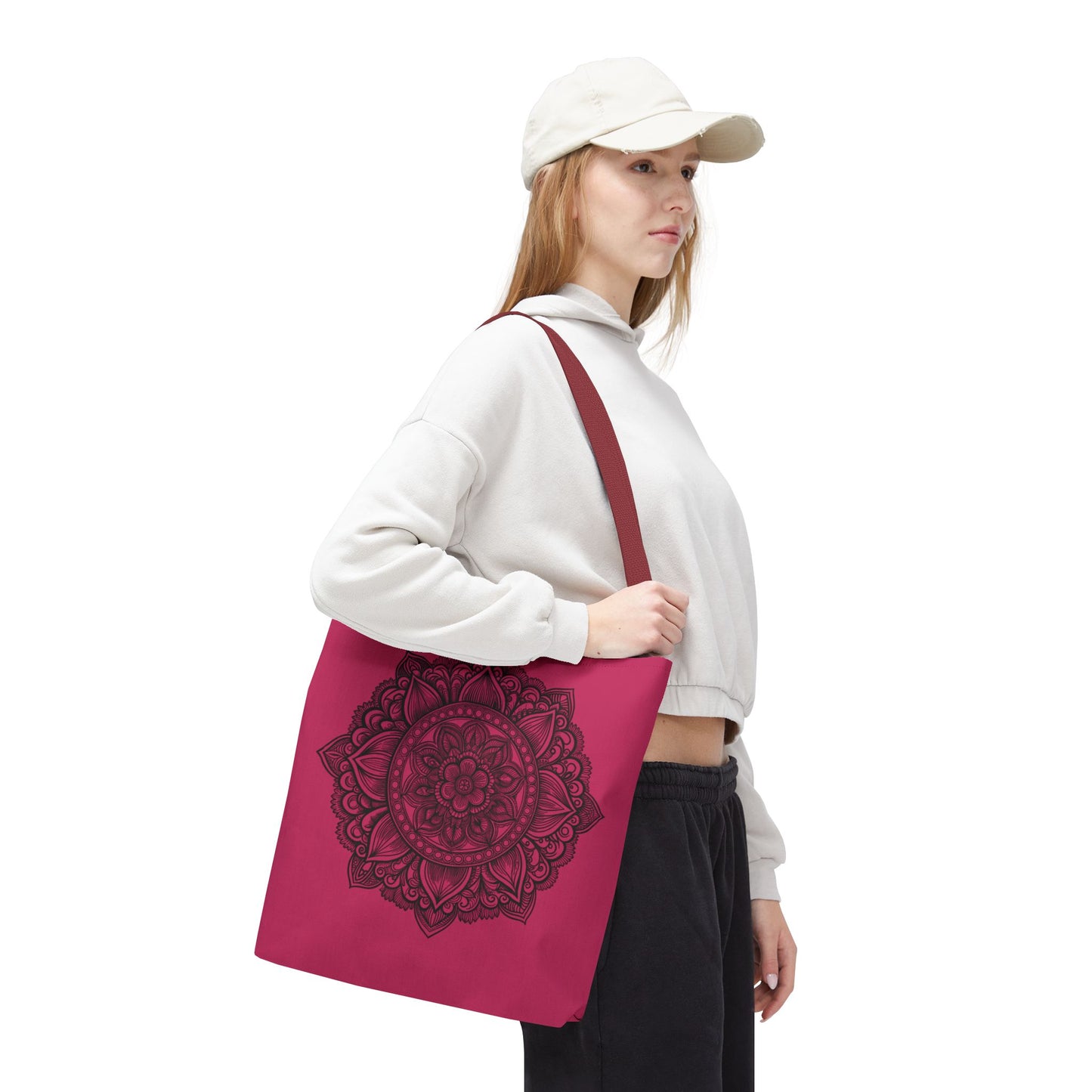 Mandala Tote Bag, Bohemian Style Bag, Eco-Friendly Shopping Bag, Gift for Her, Yoga Lover Tote