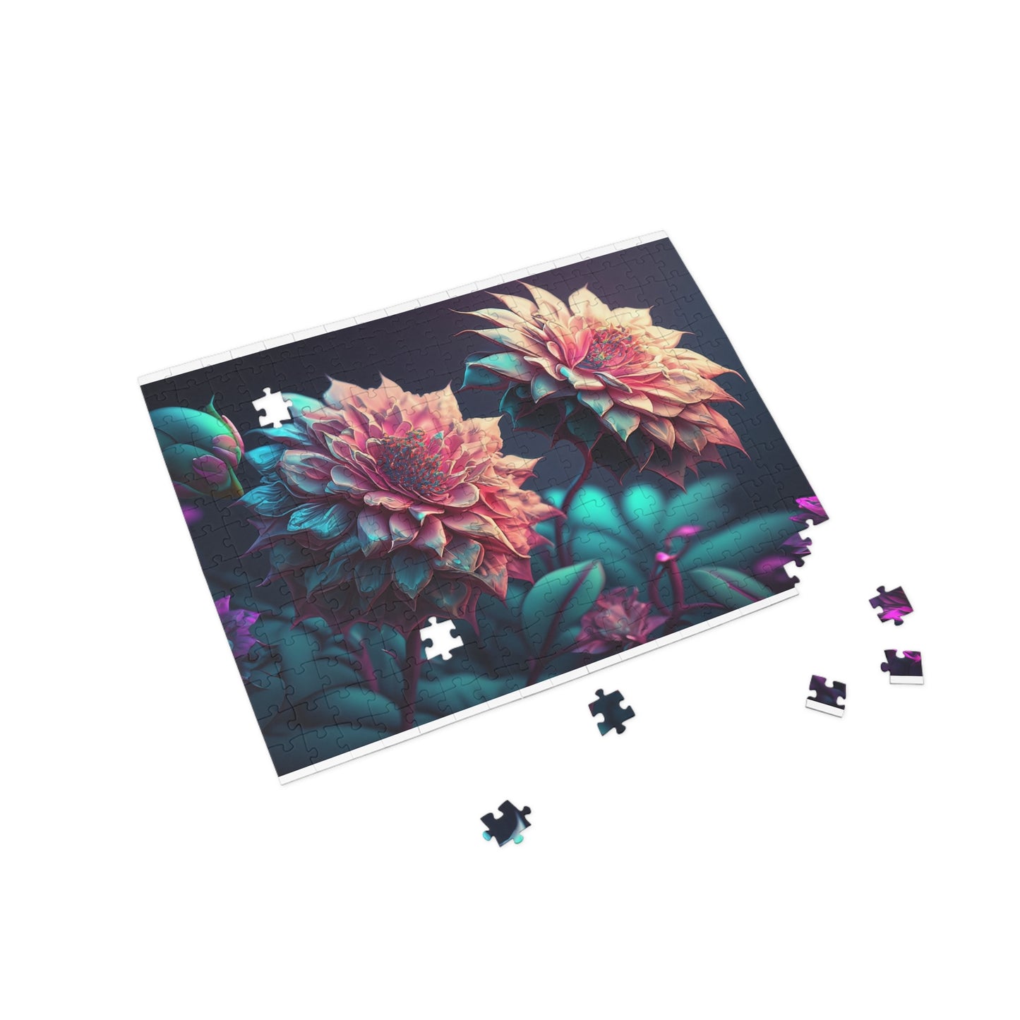 Floral Art Jigsaw Puzzle - 96 to 1000 Pieces, Home Decor, Family Fun, Gift for Puzzle Lovers, Flower Artwork, Relaxation Activity