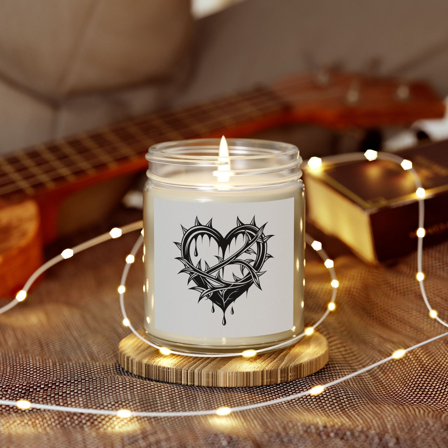 Heart-Shaped Scented Candle | Unique Candle Gift, Home Decor, Relaxation, Wedding, Birthday, Self-Care