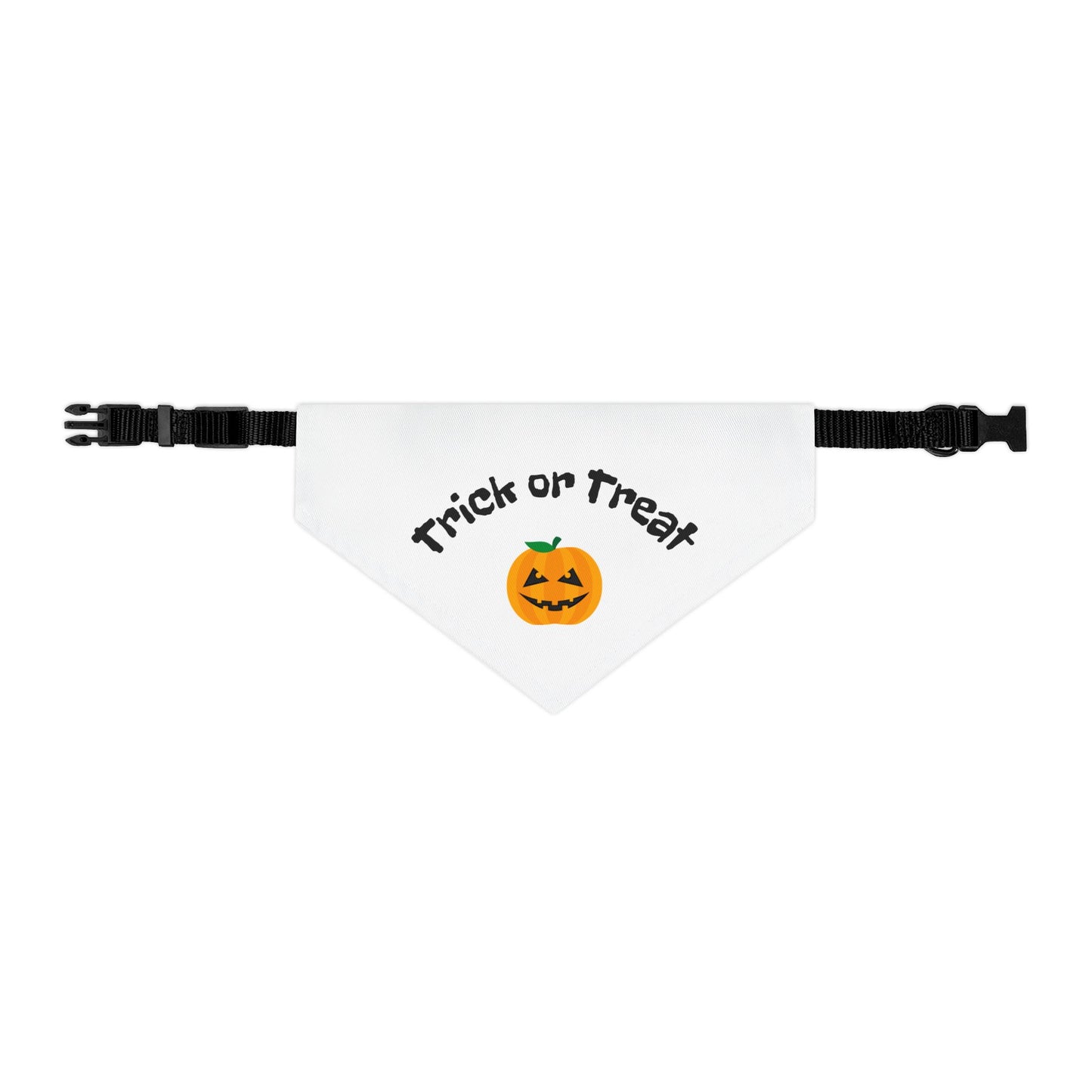 Halloween Pet Bandana, Trick or Treat Dog Collar, Cute Pet Costume Accessory, Fall Pet Apparel, Dog Bandana