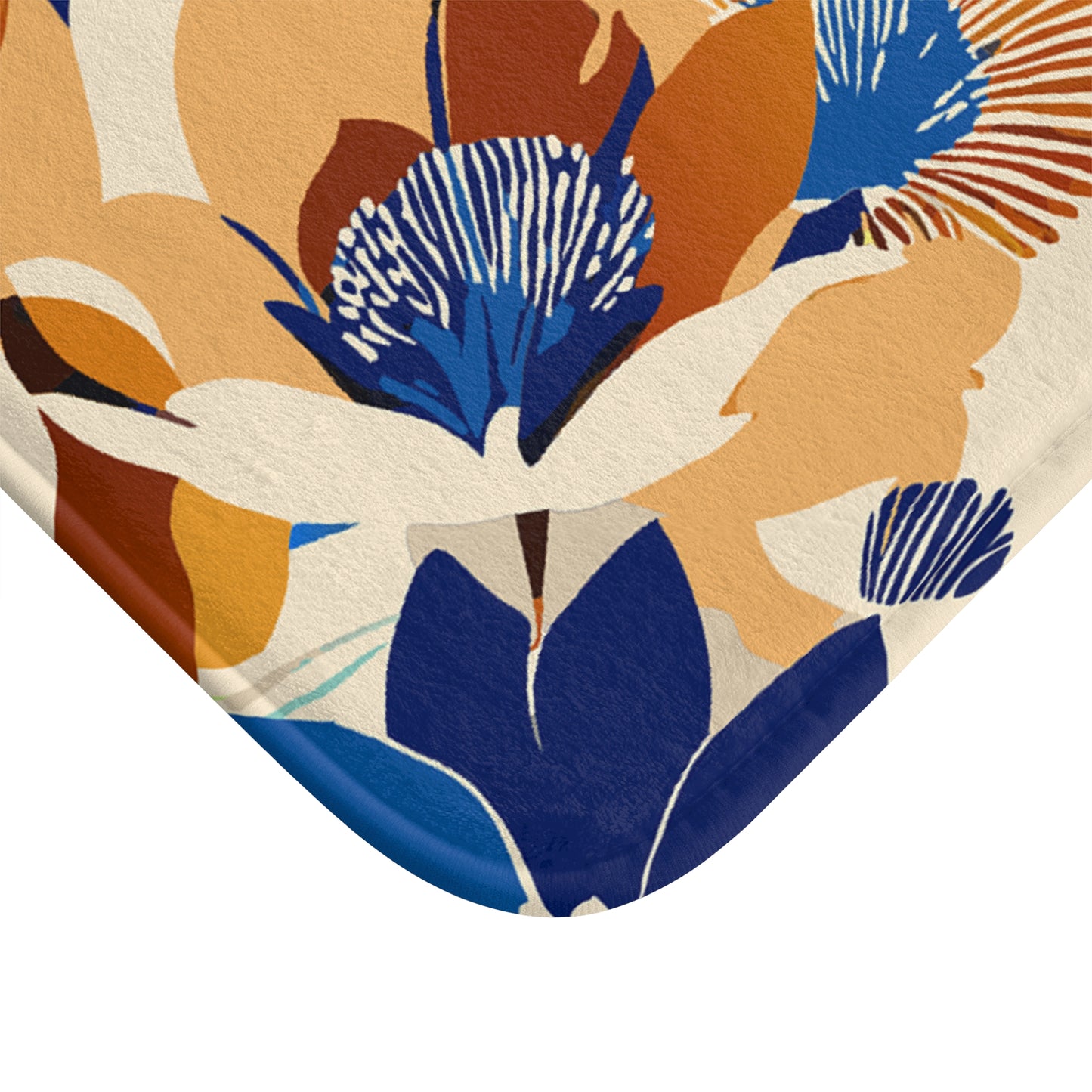 Floral Elegance Bath Mat - Soft, Absorbent, Bathroom Decor, Housewarming Gift, Summer Vibes, Boho Style