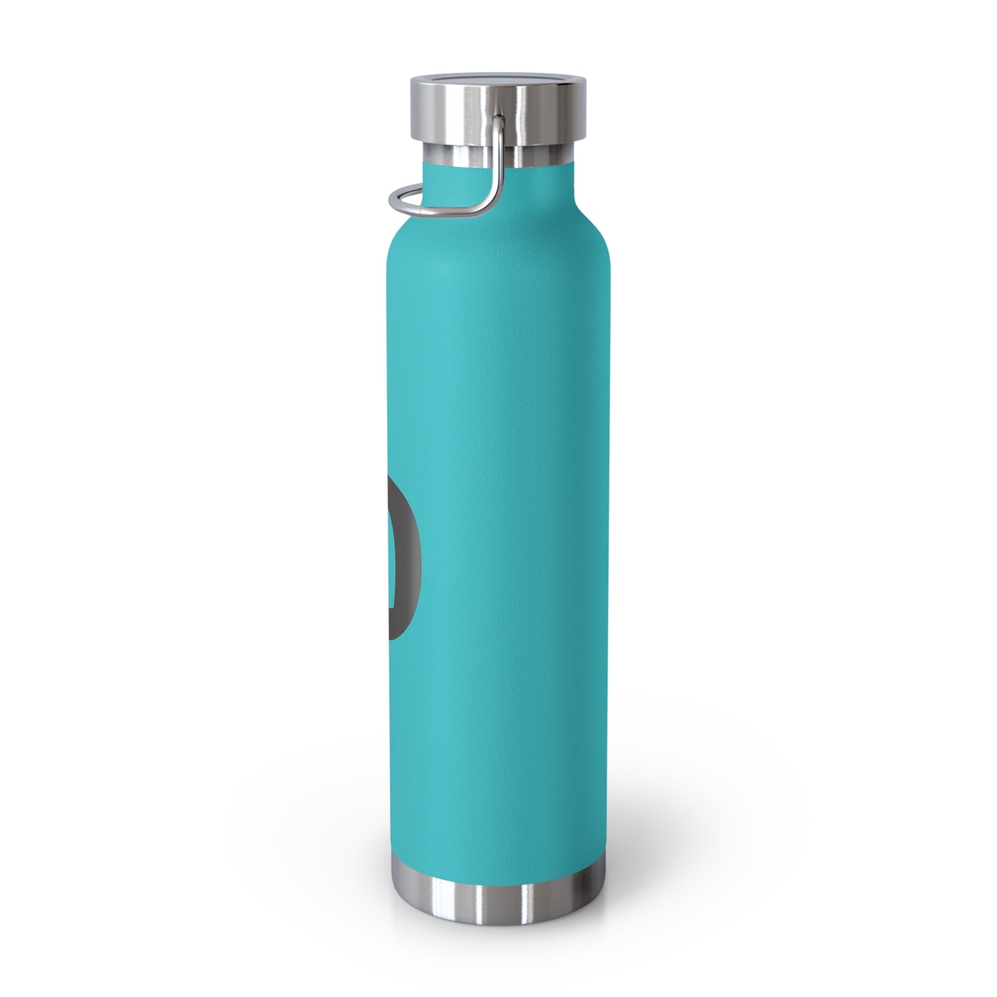 Personalized Copper Insulated Water Bottle, 22oz - "D" Custom Monogram, Travel Mug, Fitness Bottle, Hydration Gift, Eco-Friendly