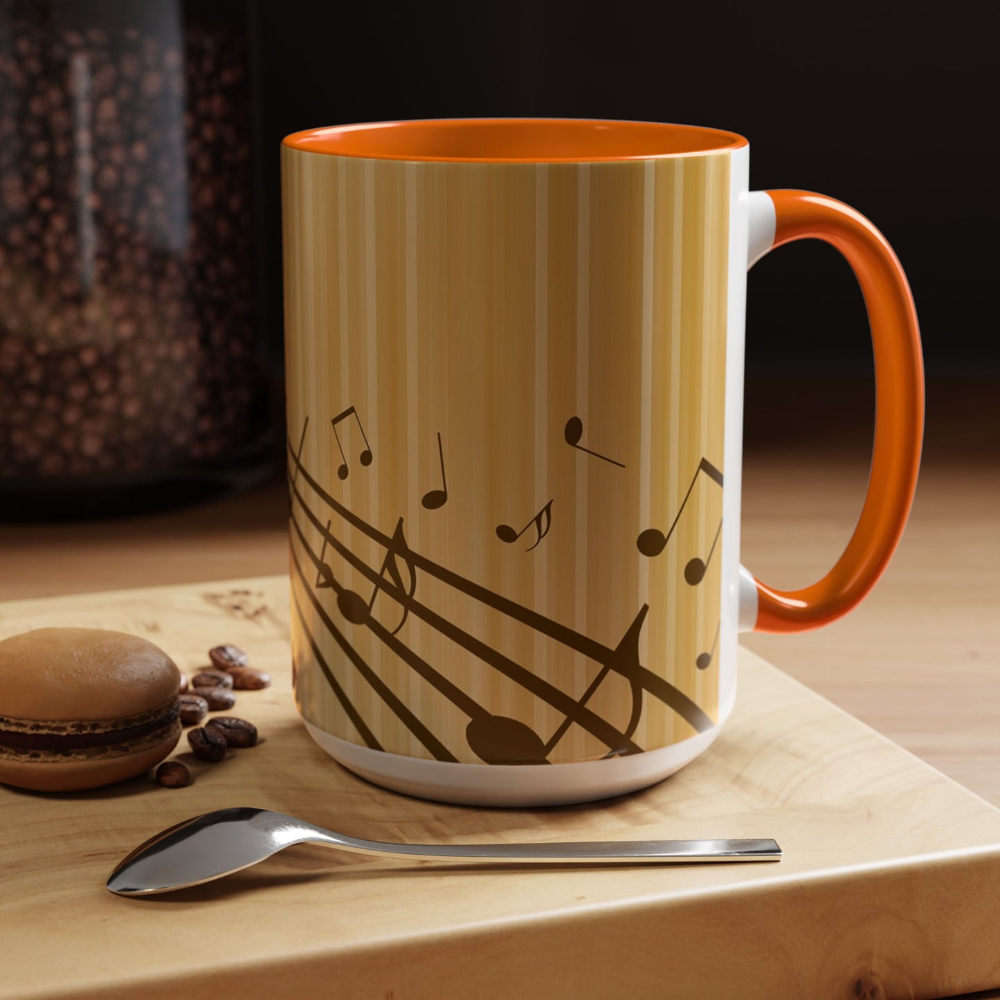 Musical Note Coffee Mug - Perfect Gift for Musicians, Coffee Lovers, Music Teachers, Birthdays, Housewarming