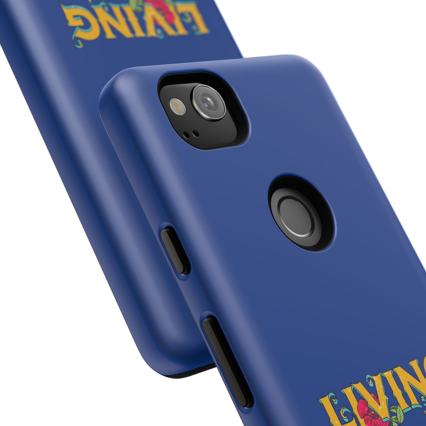 Living the Dream Phone Case, Floral Phone Cover, Tough Phone Case, Inspirational Gift, Boho Style Accessory, Dreamer Case
