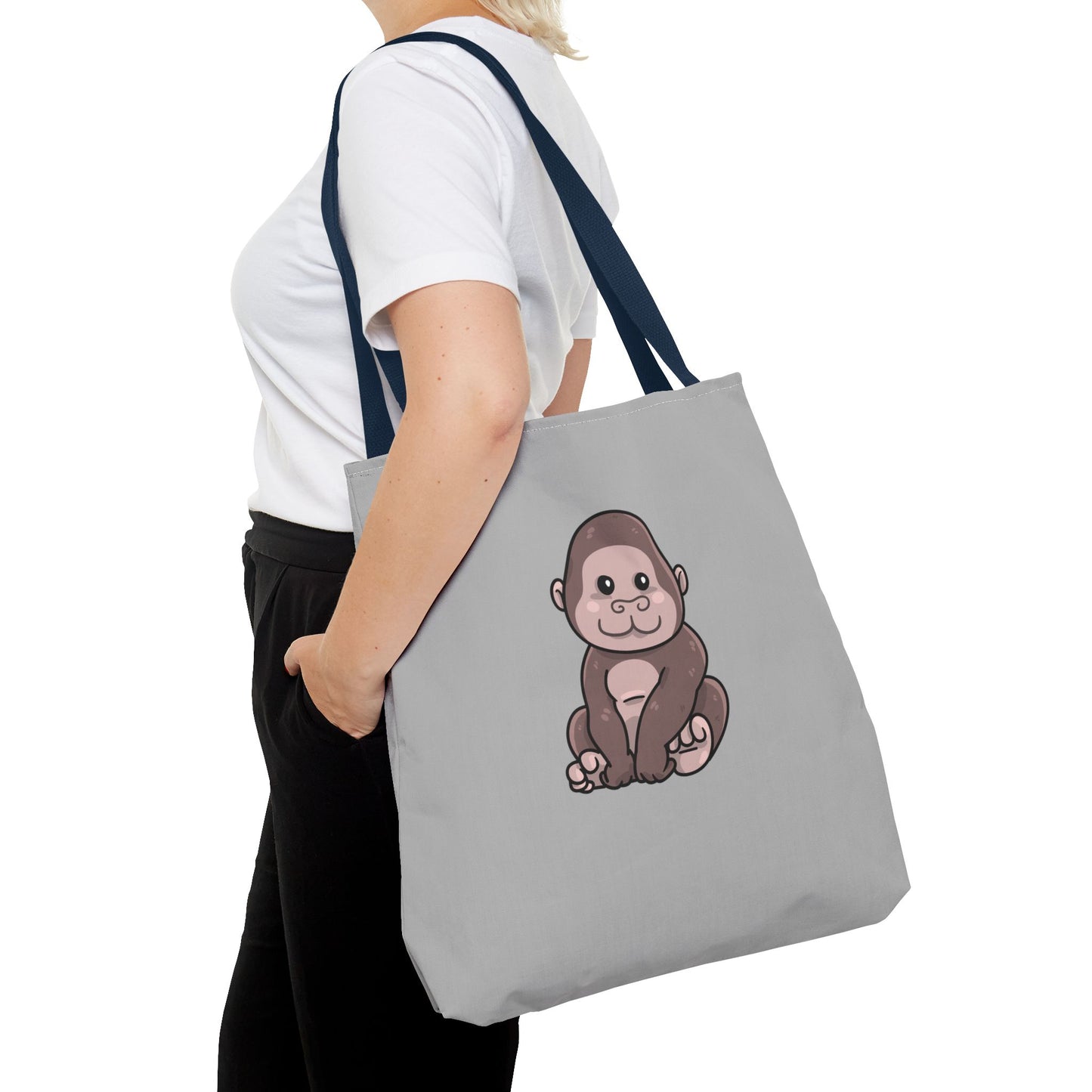 Cute Cartoon Gorilla Tote Bag