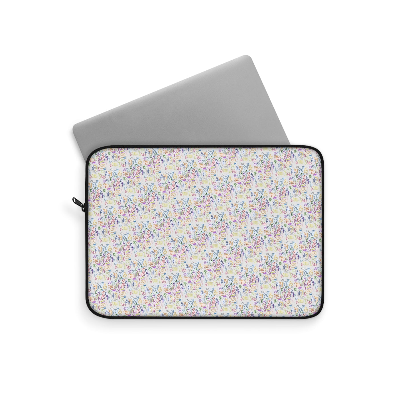 Colorful Patterned Laptop Sleeve - Stylish Tech Accessory for Students, Professionals, Gifts, Work, School, Travel