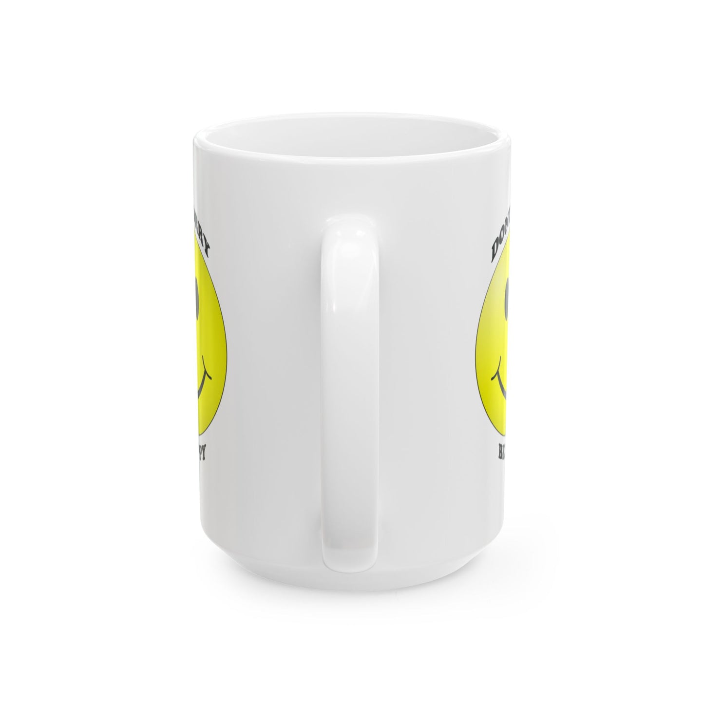 Cheerful Smile Ceramic Mug - Perfect Gift for Coffee Lovers, Birthday, Home Office, Friendship, Gift for Him or Her