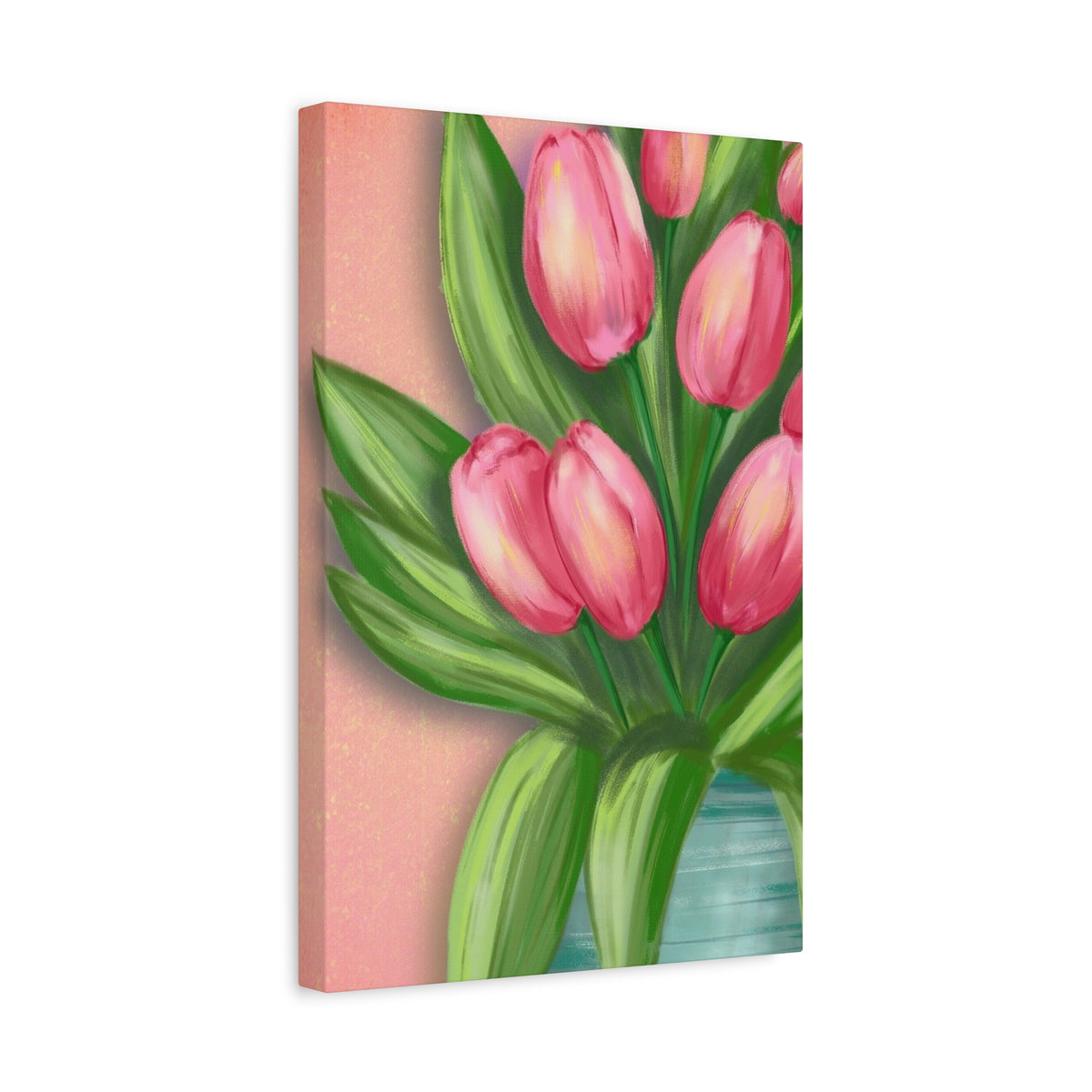 Matte Canvas, Stretched, 1.25" Tulips